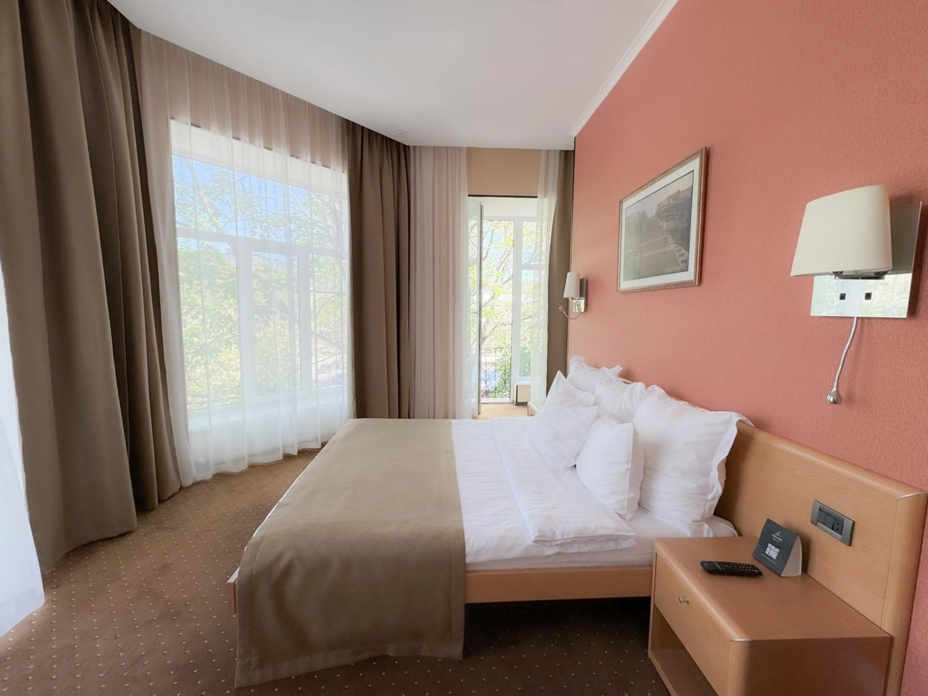 Bed in Alexandrovskiy Hotel