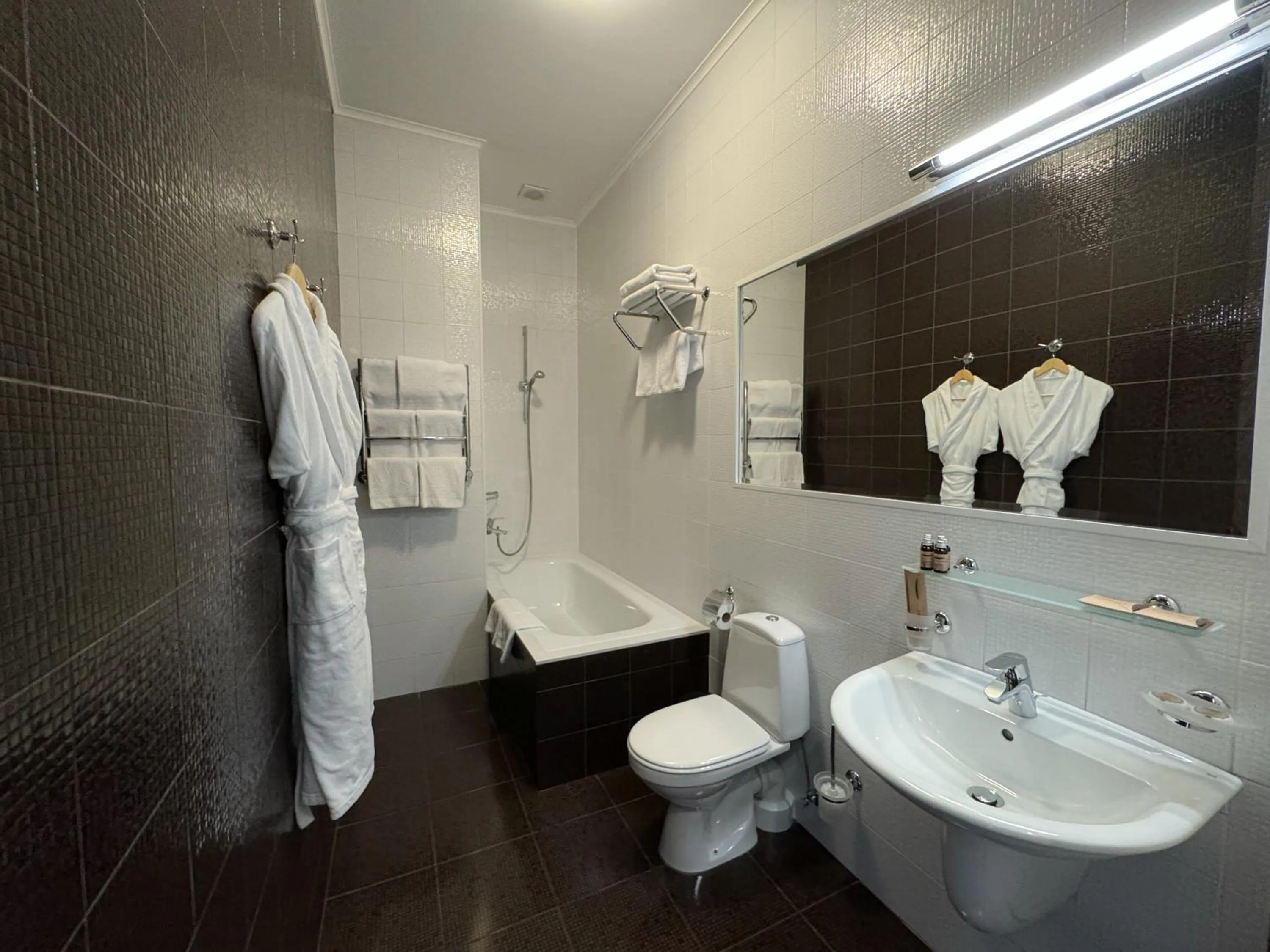 Shower in Alexandrovskiy Hotel