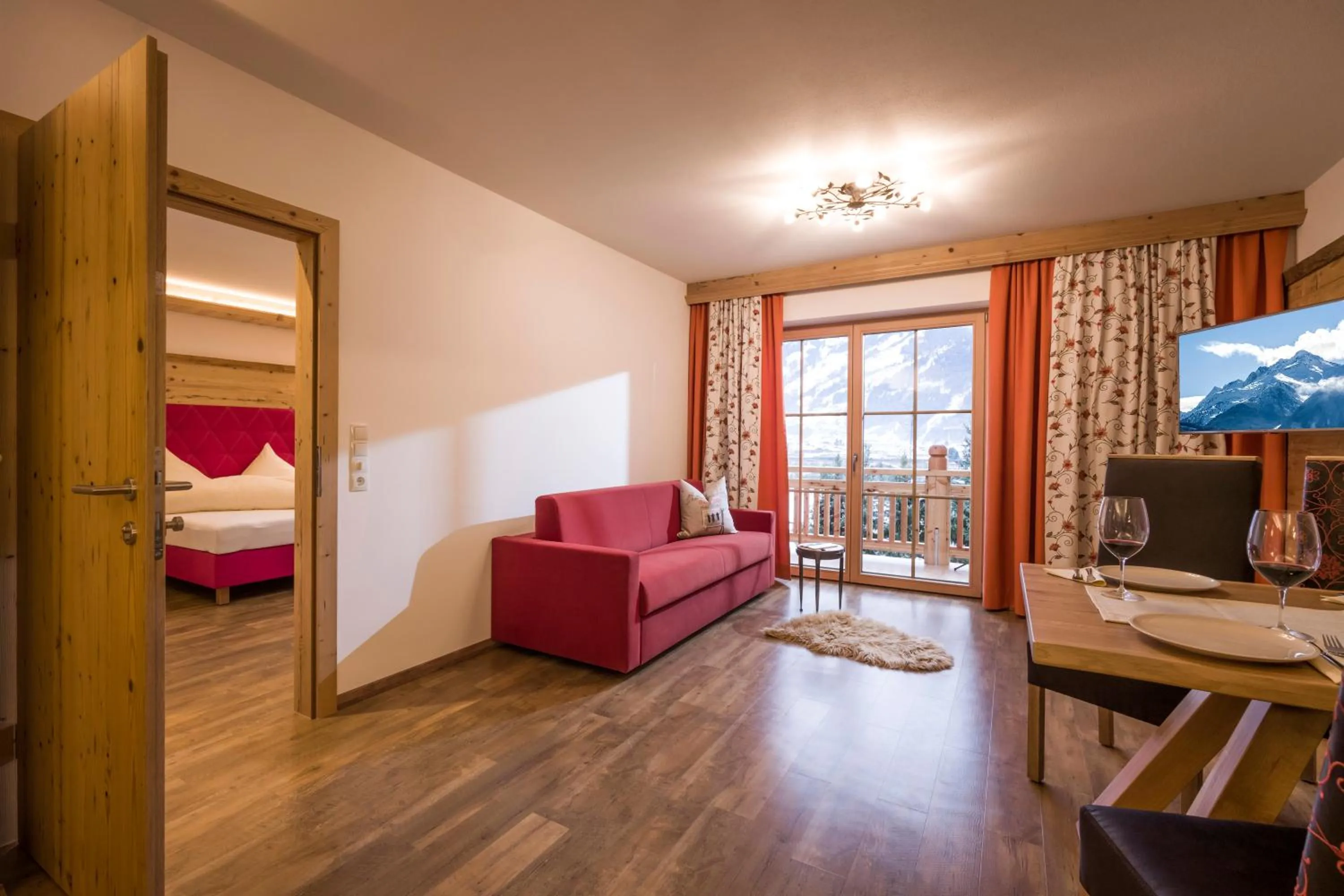 Living room in Aparthotel Gallahaus