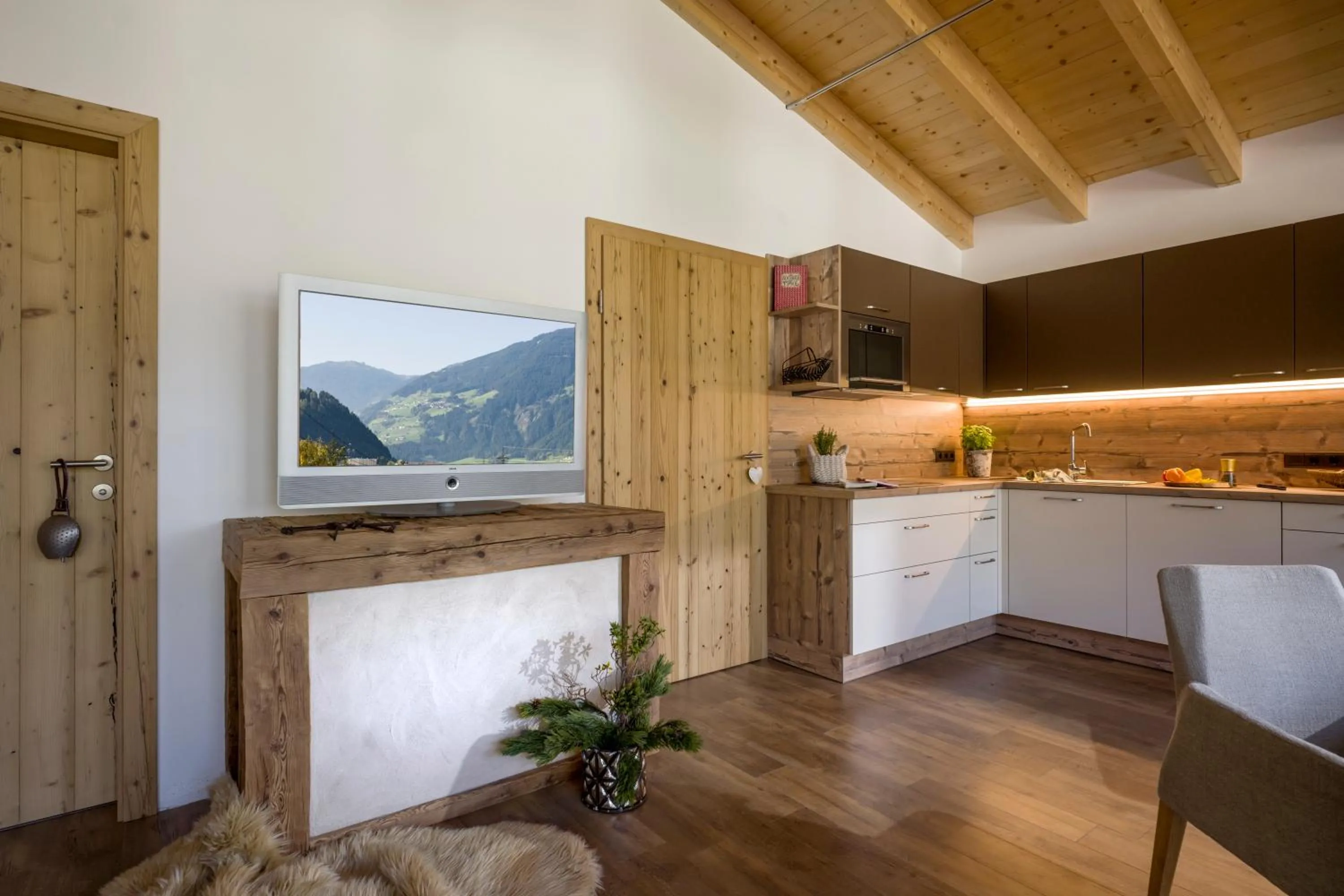 TV and multimedia in Aparthotel Gallahaus