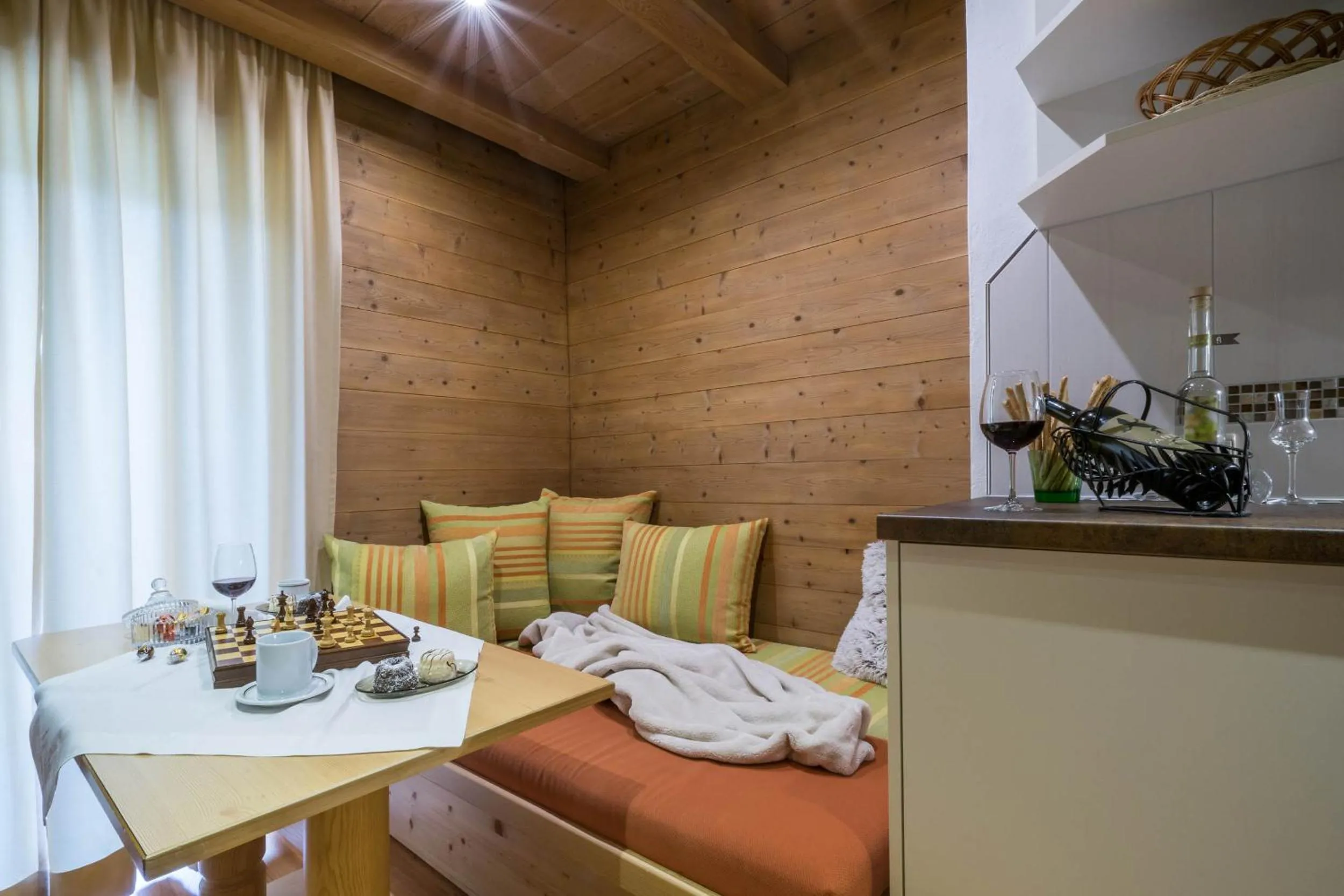 Seating area in Aparthotel Gallahaus