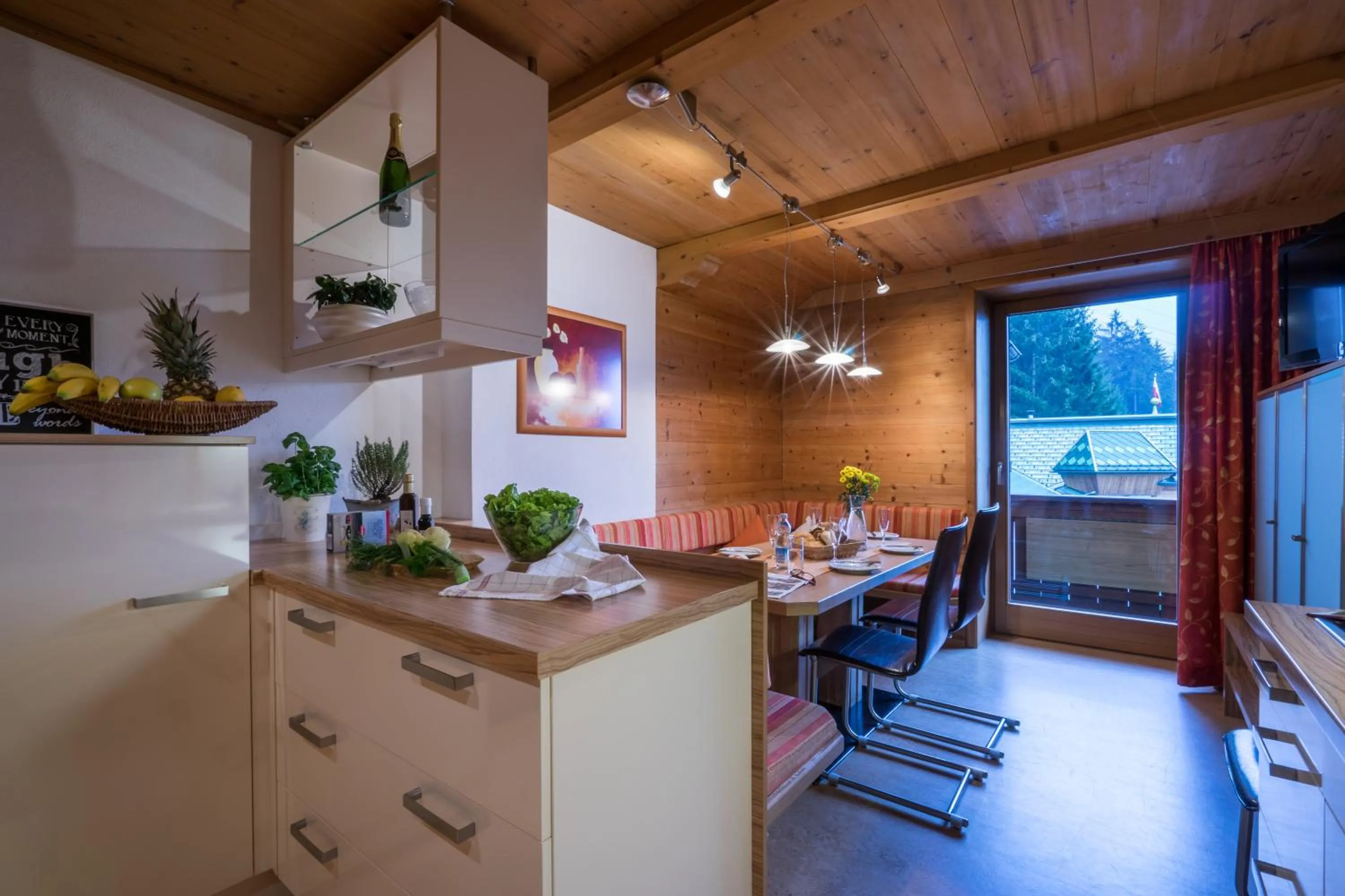 Seating area in Aparthotel Gallahaus
