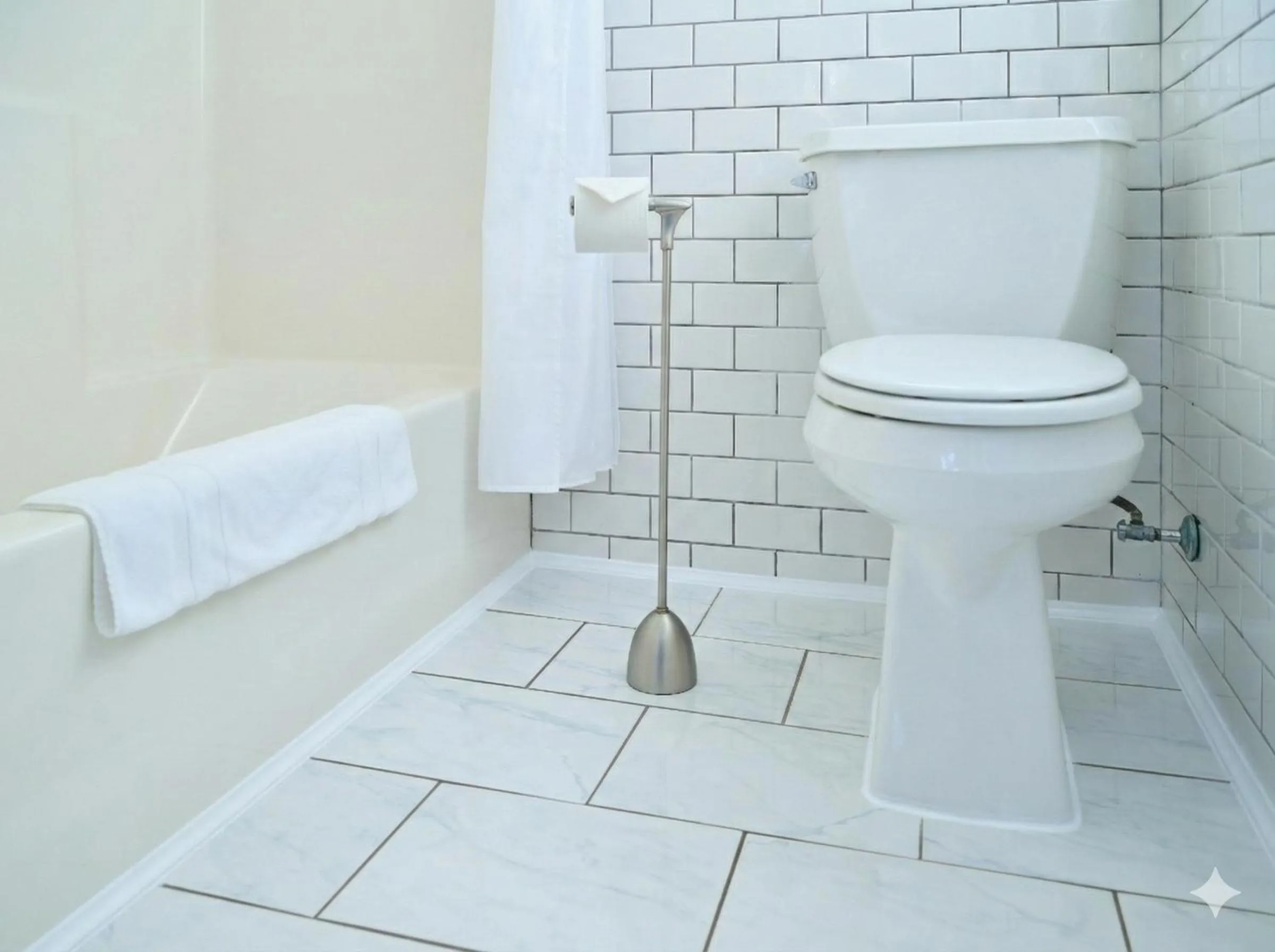 Bathroom in The Crest Motel