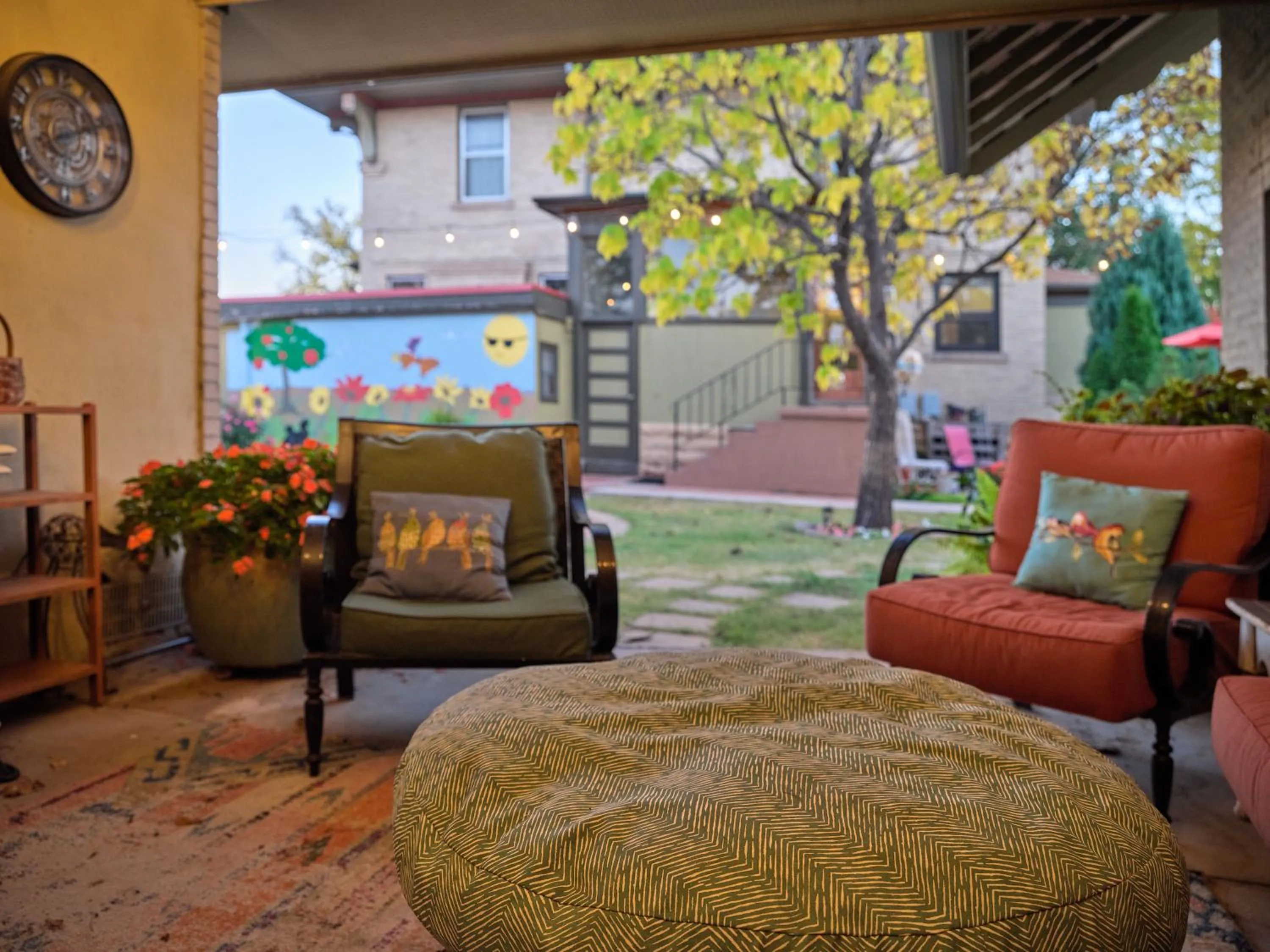 Patio in The Crest Motel