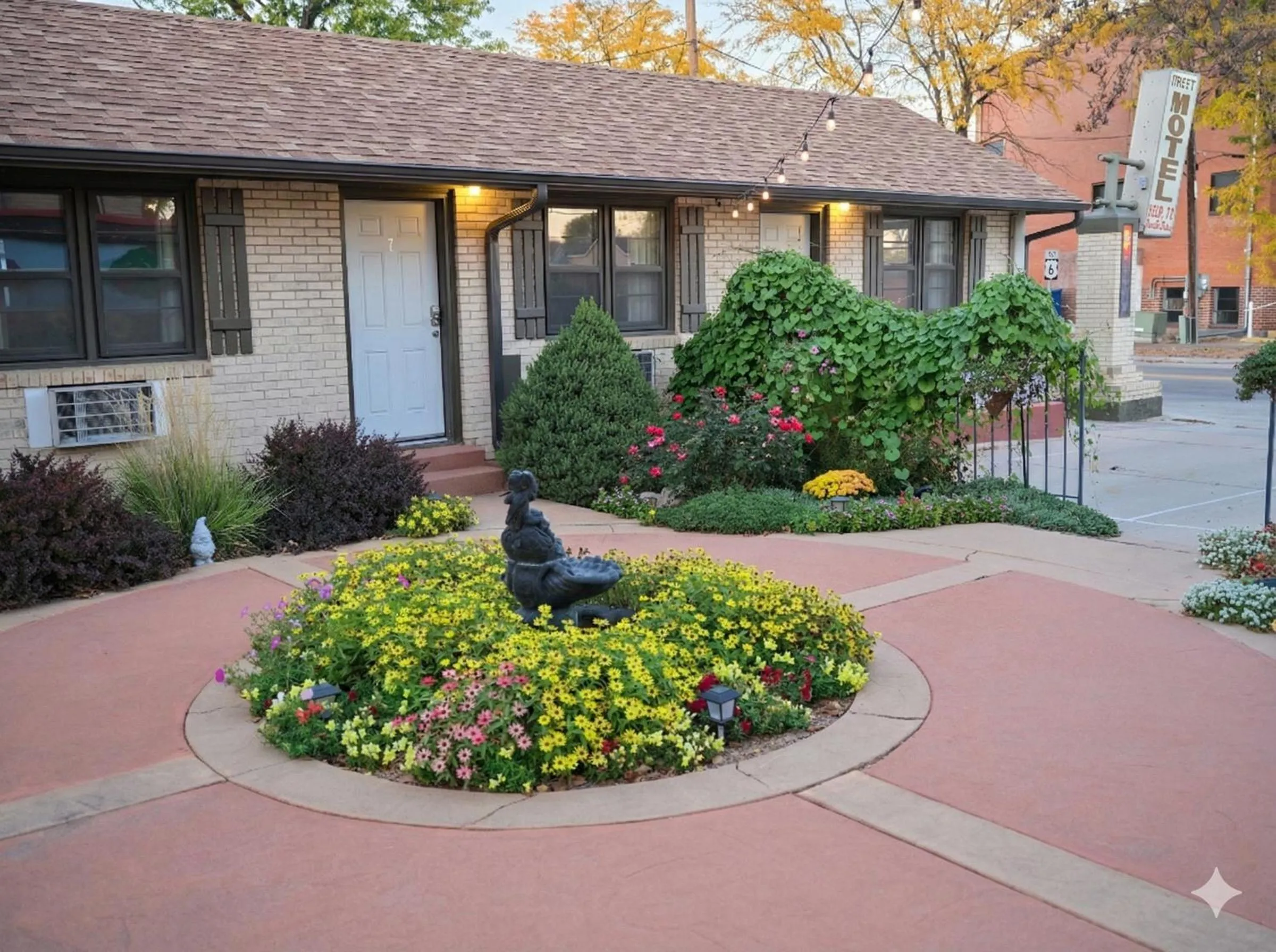 Property building in The Crest Motel
