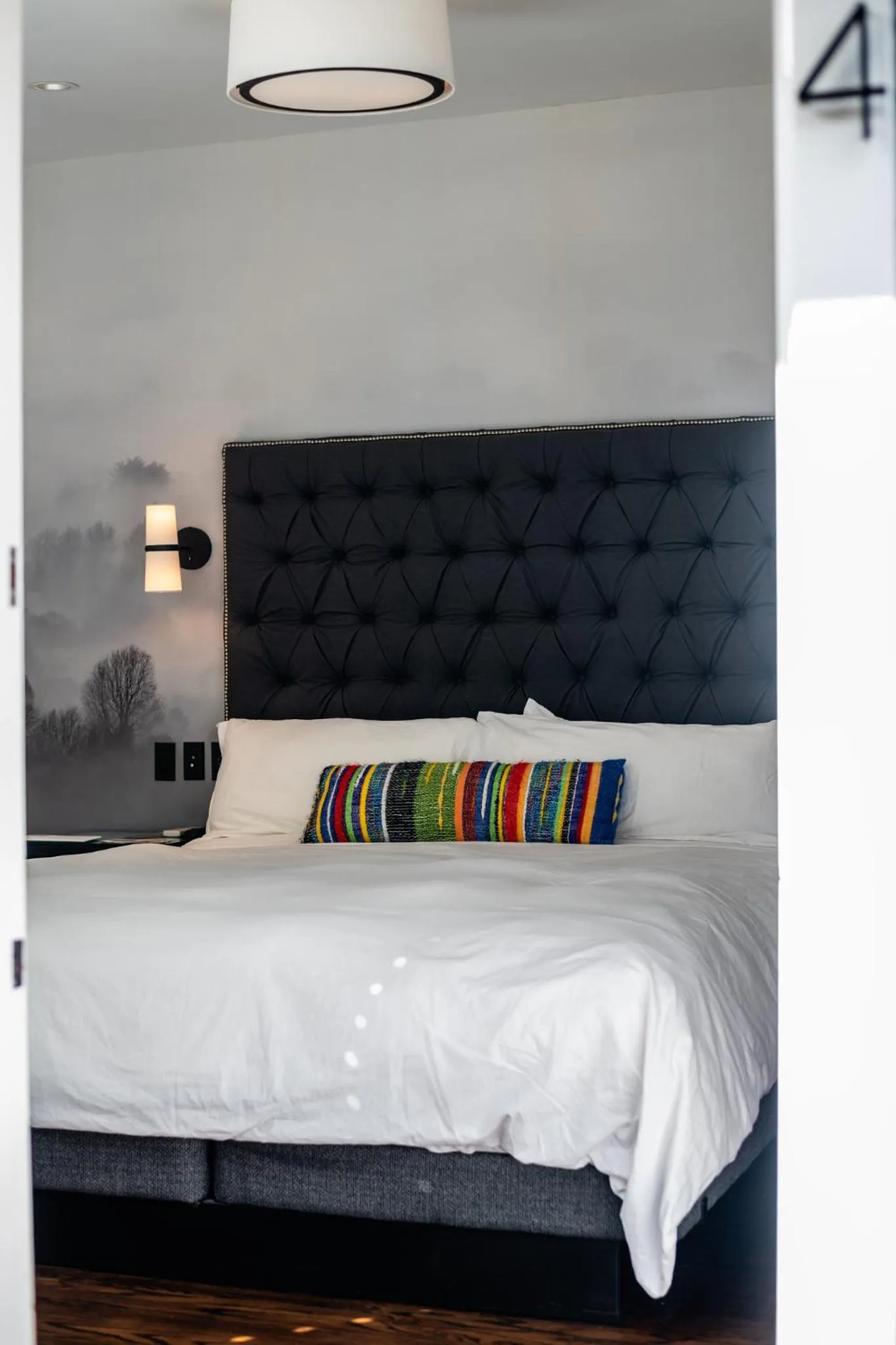 Bed in Brannan Cottage Inn