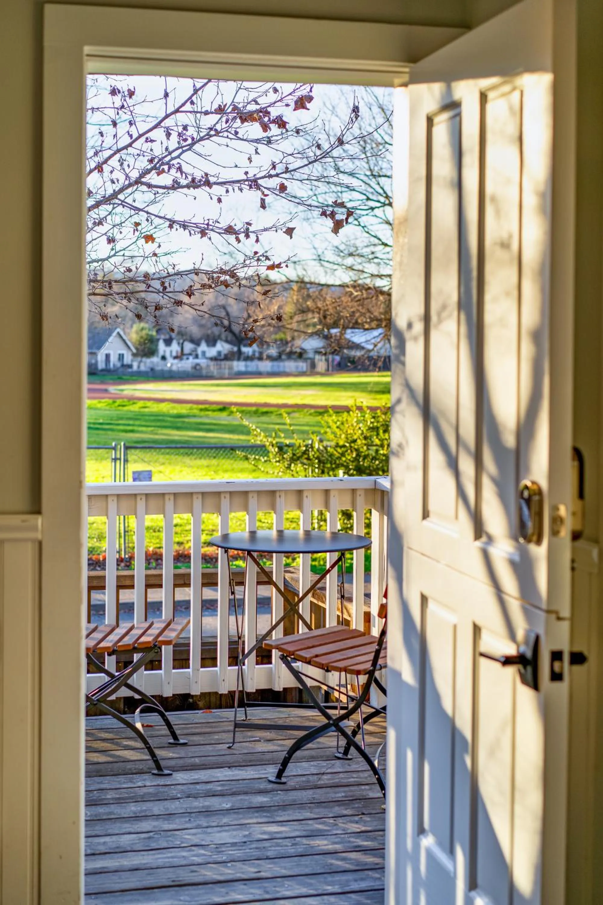 Patio in Brannan Cottage Inn