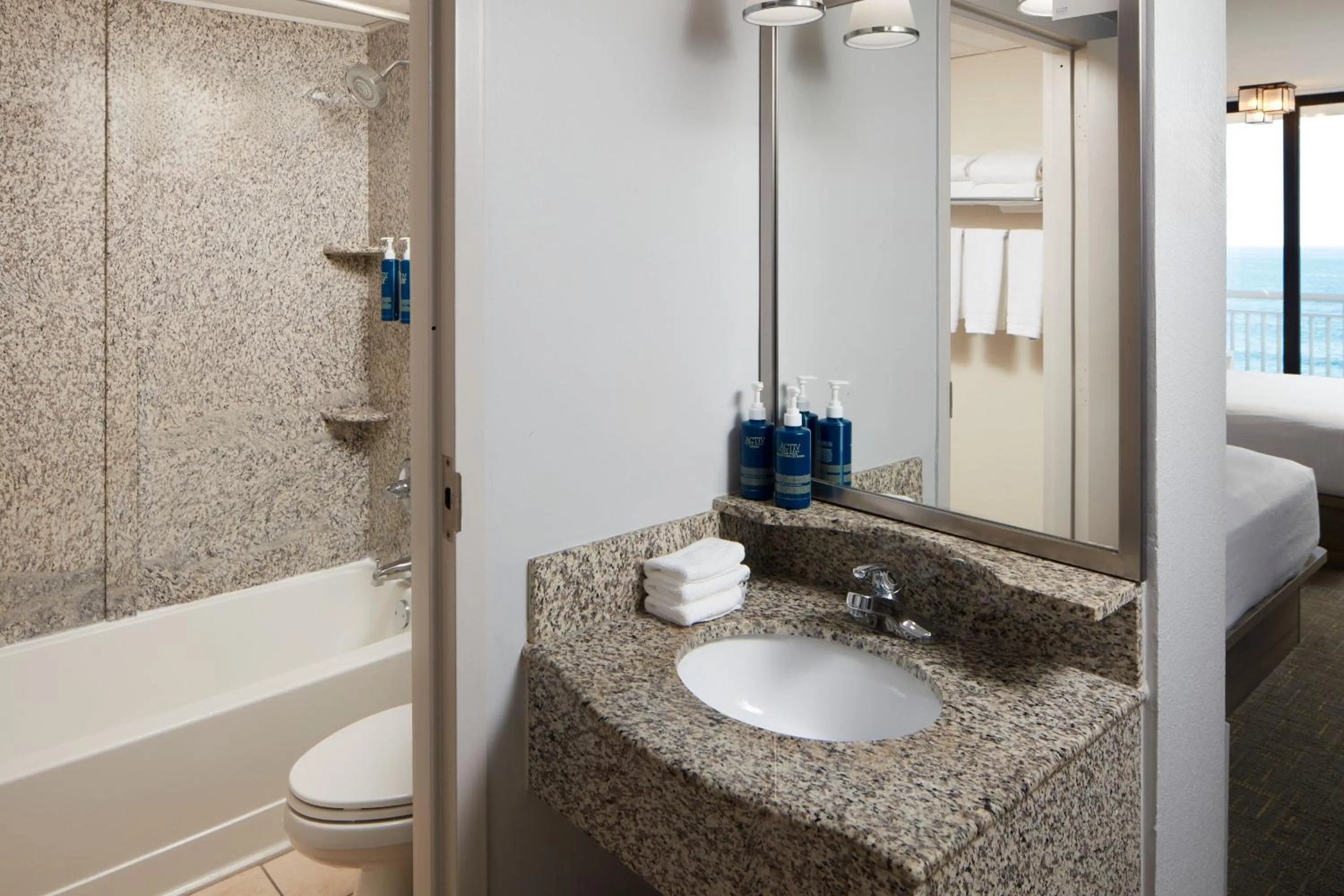 Bathroom in Four Points by Sheraton Virginia Beach Oceanfront