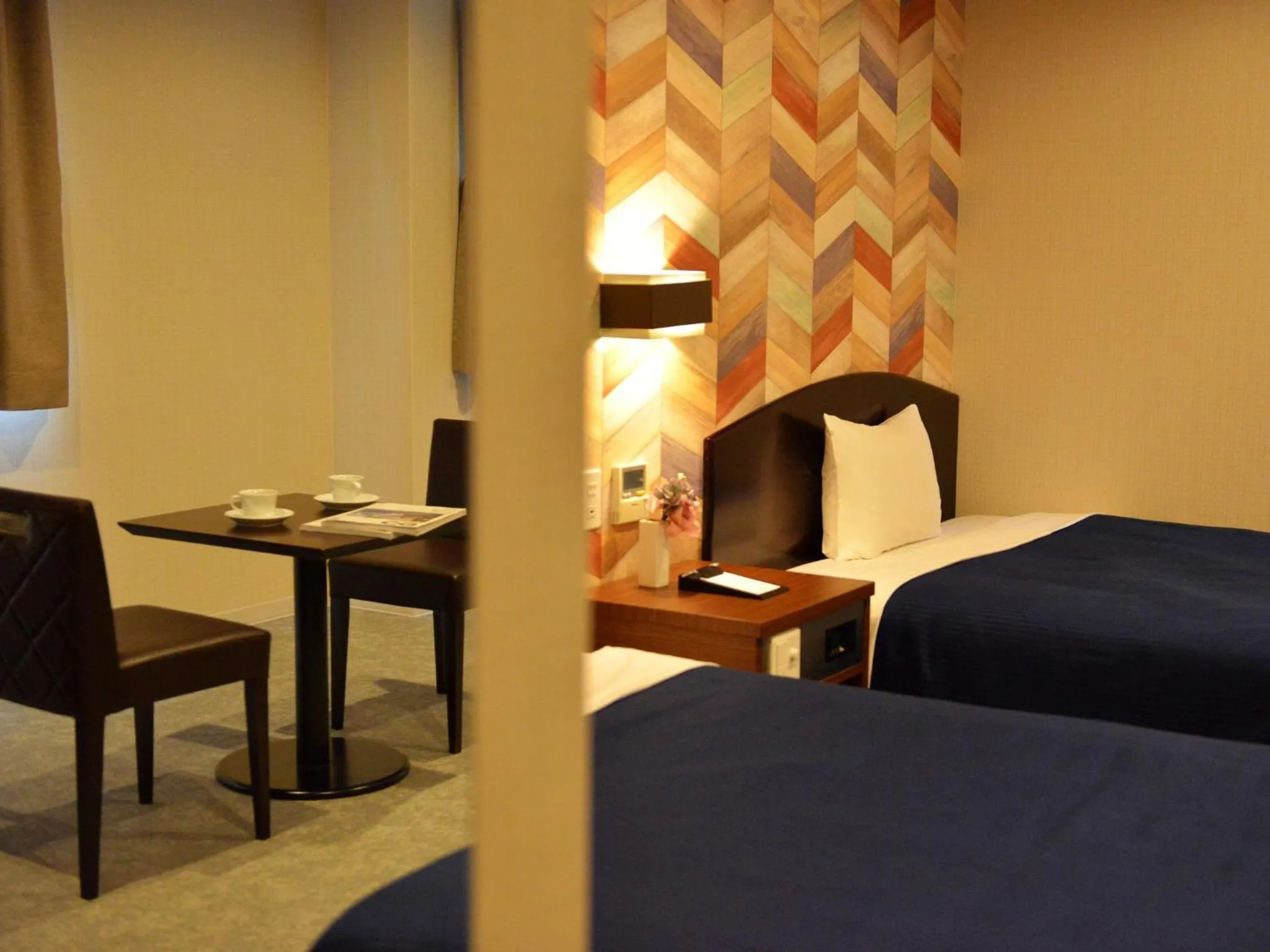 Photo of the whole room, Bed in Hotel New Gaea Yakuin