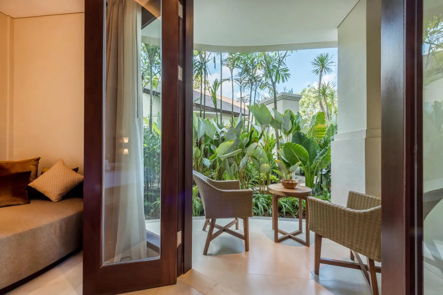 Garden view in tanadewa Resort Ubud Bali by Cross Collection