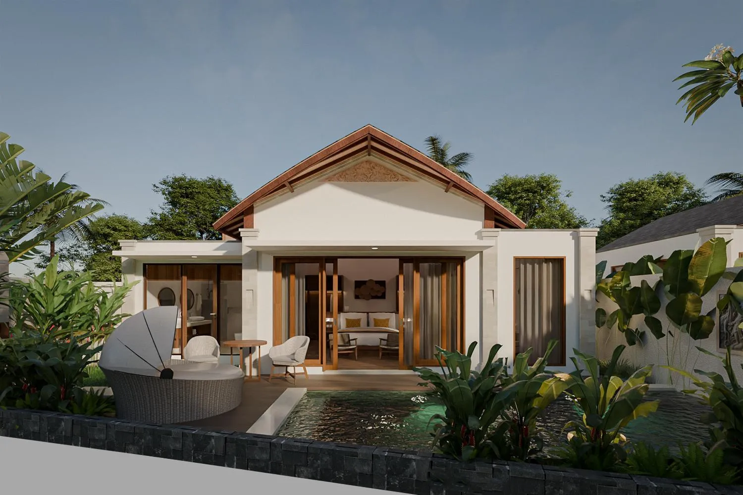 Swimming pool in tanadewa Resort Ubud Bali by Cross Collection