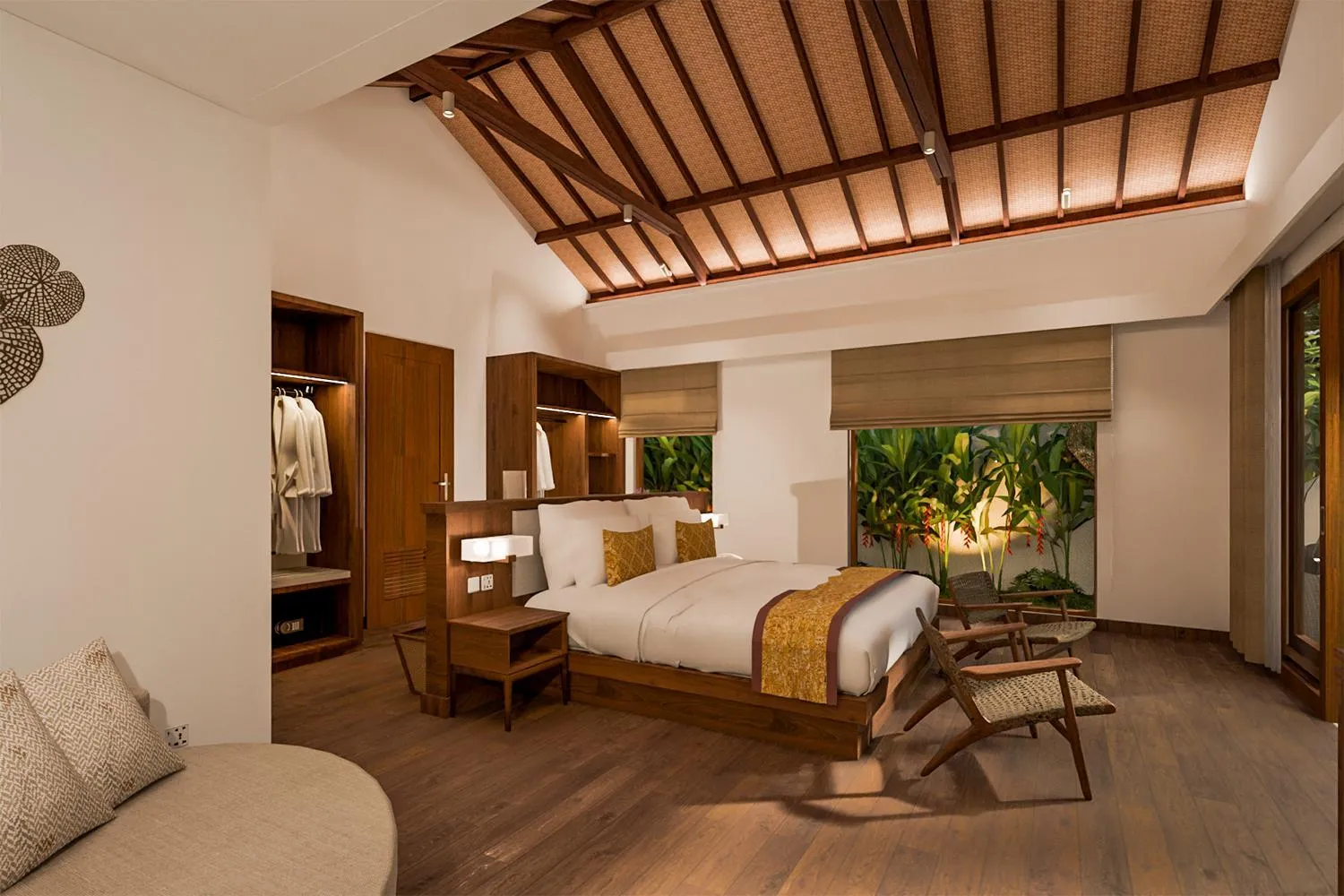 Bed in tanadewa Resort Ubud Bali by Cross Collection