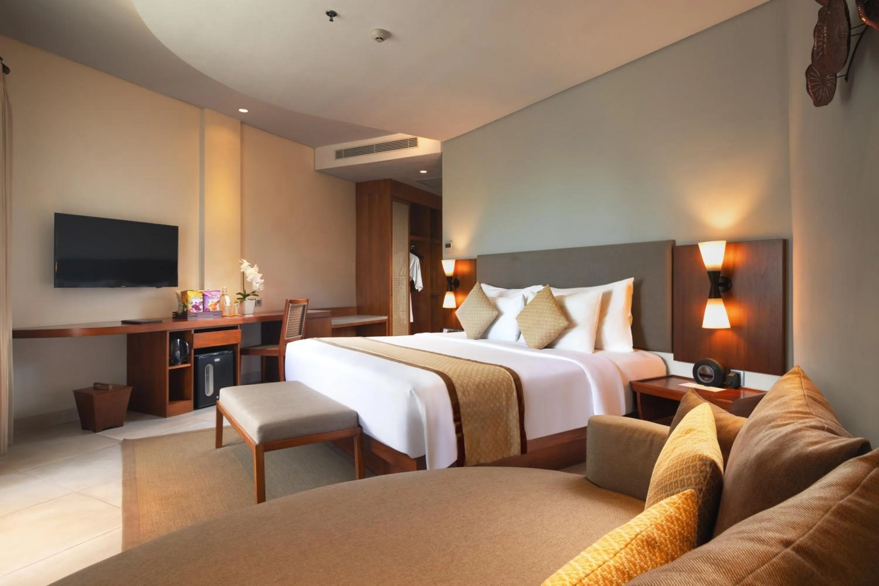 Bed in tanadewa Resort Ubud Bali by Cross Collection