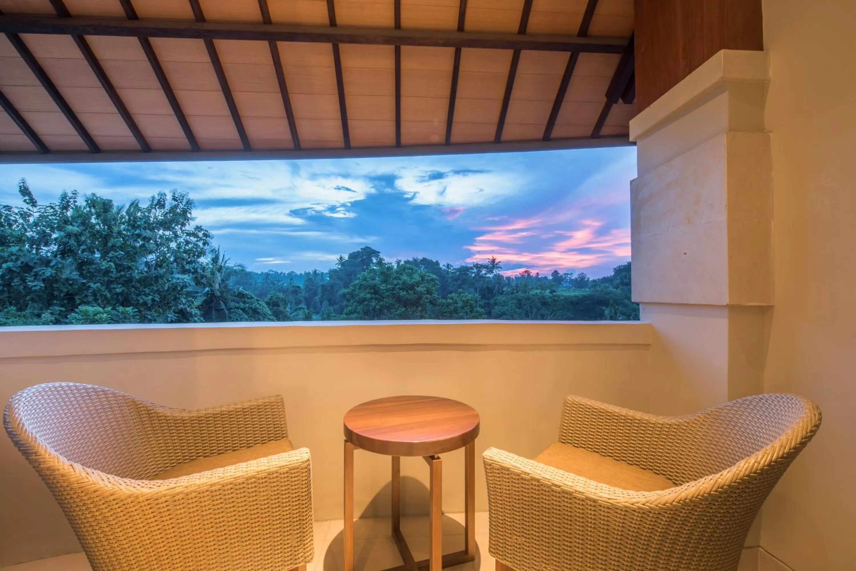 Seating area in tanadewa Resort Ubud Bali by Cross Collection