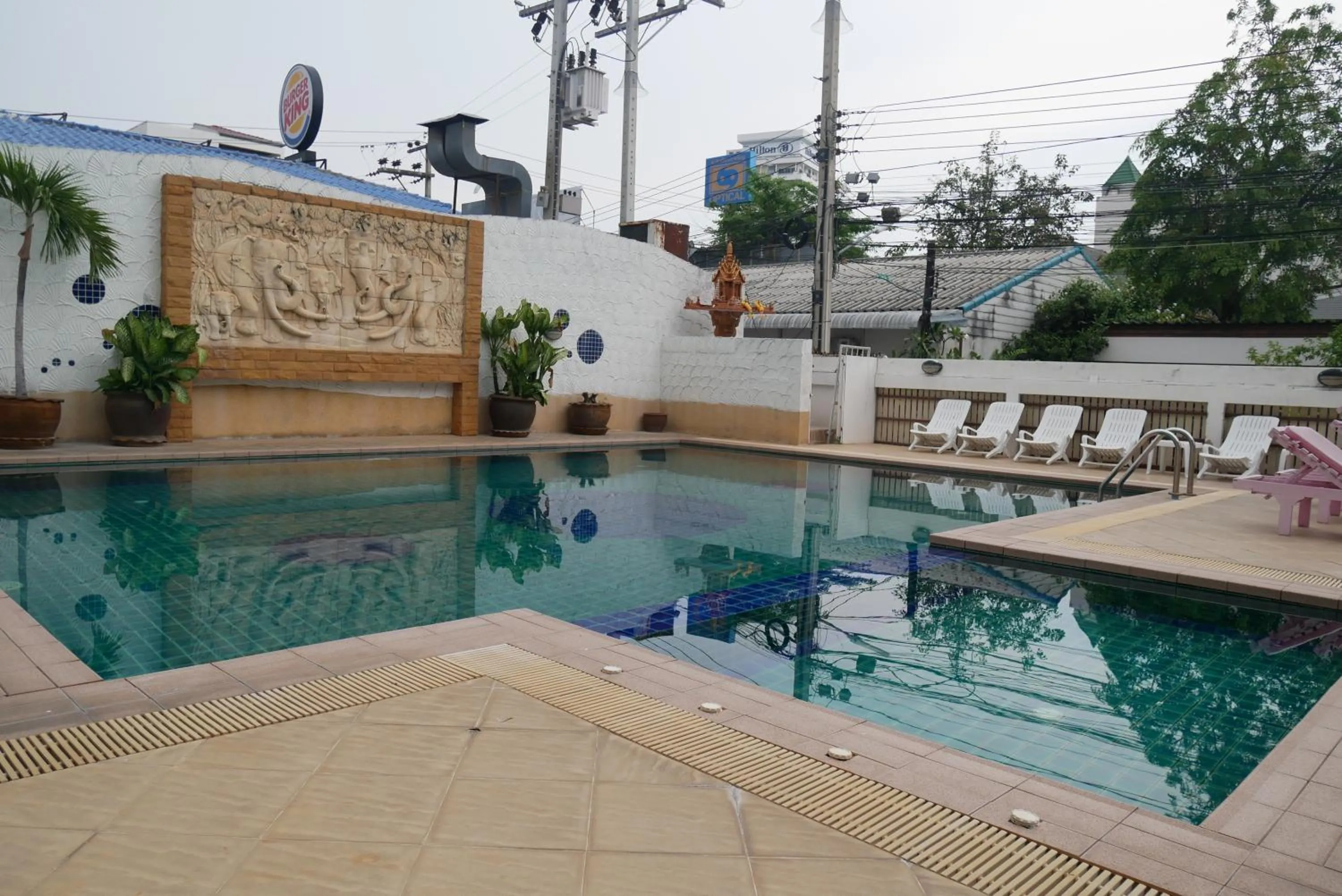 Swimming pool in Baan JPN Hotel
