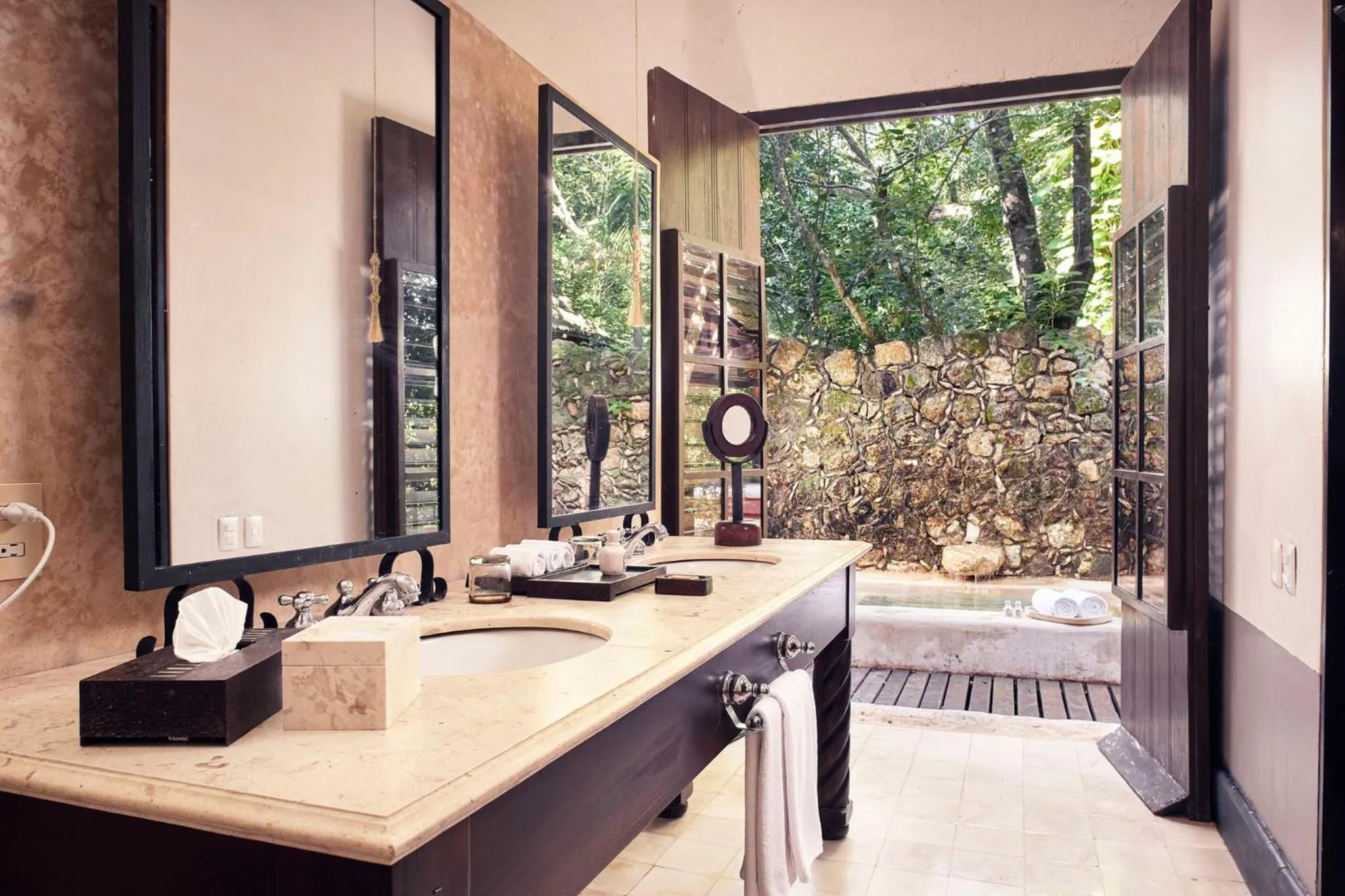 Bathroom in Hacienda Uayamon