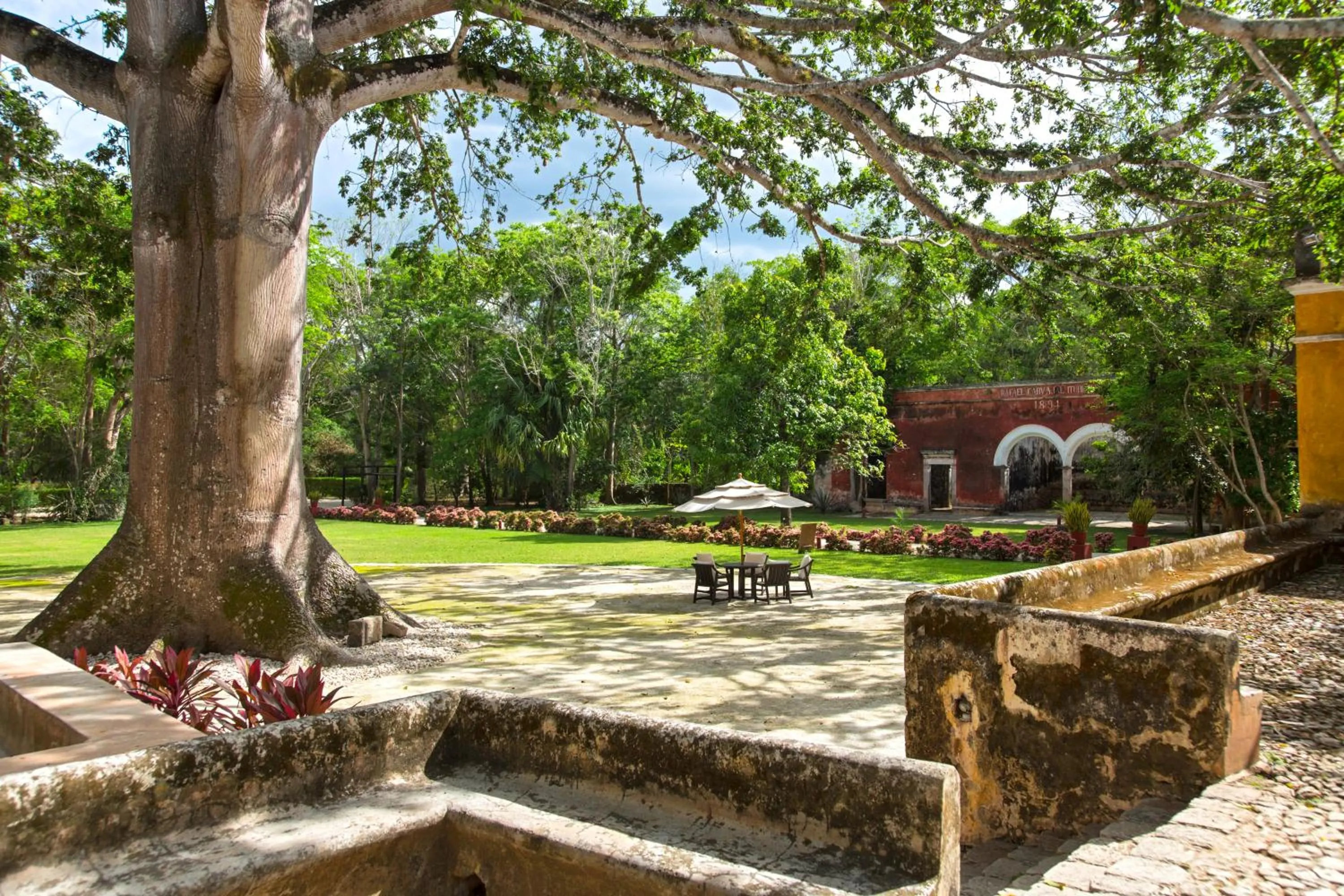 Natural landscape in Hacienda Uayamon