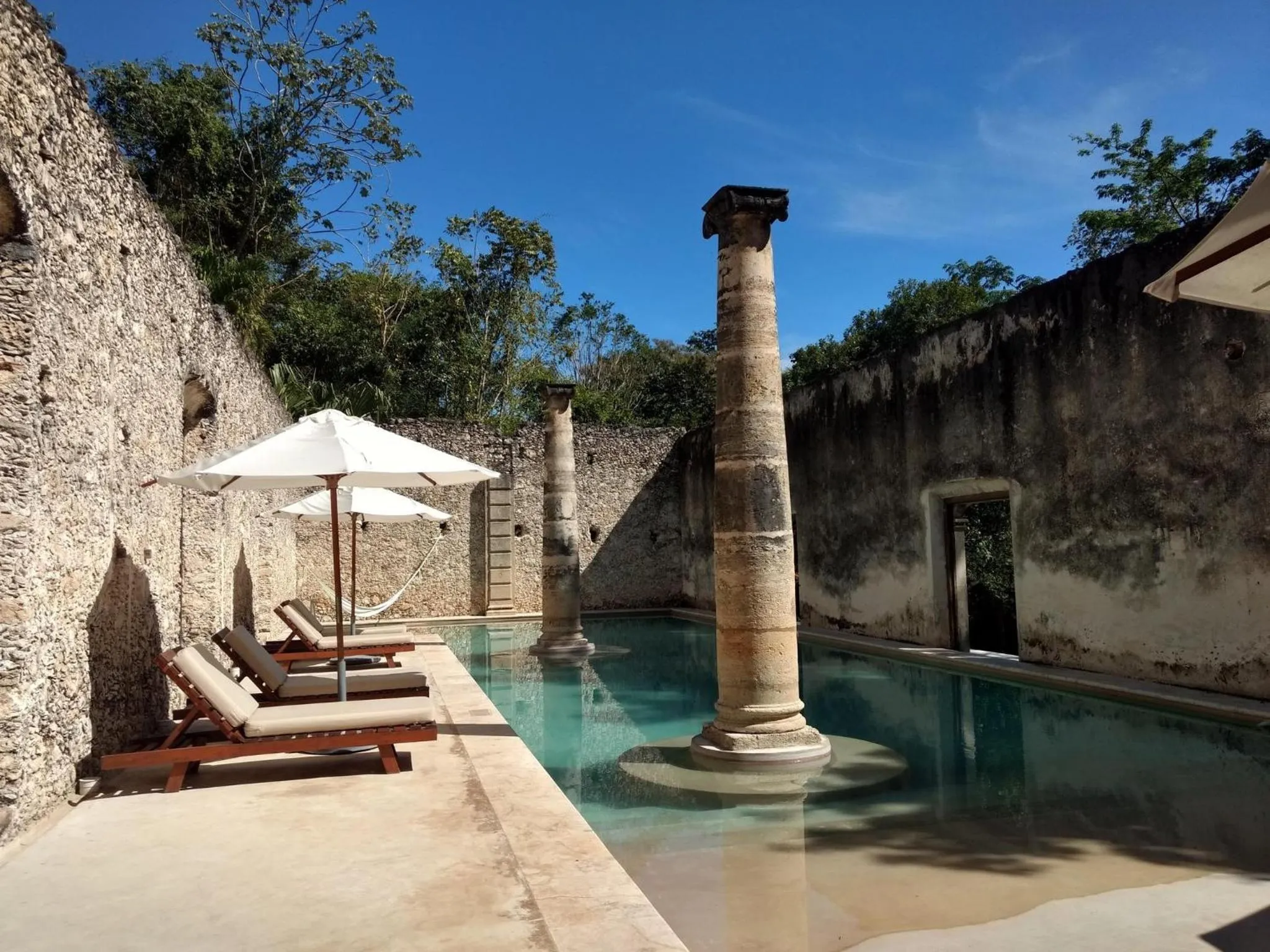 Swimming pool in Hacienda Uayamon