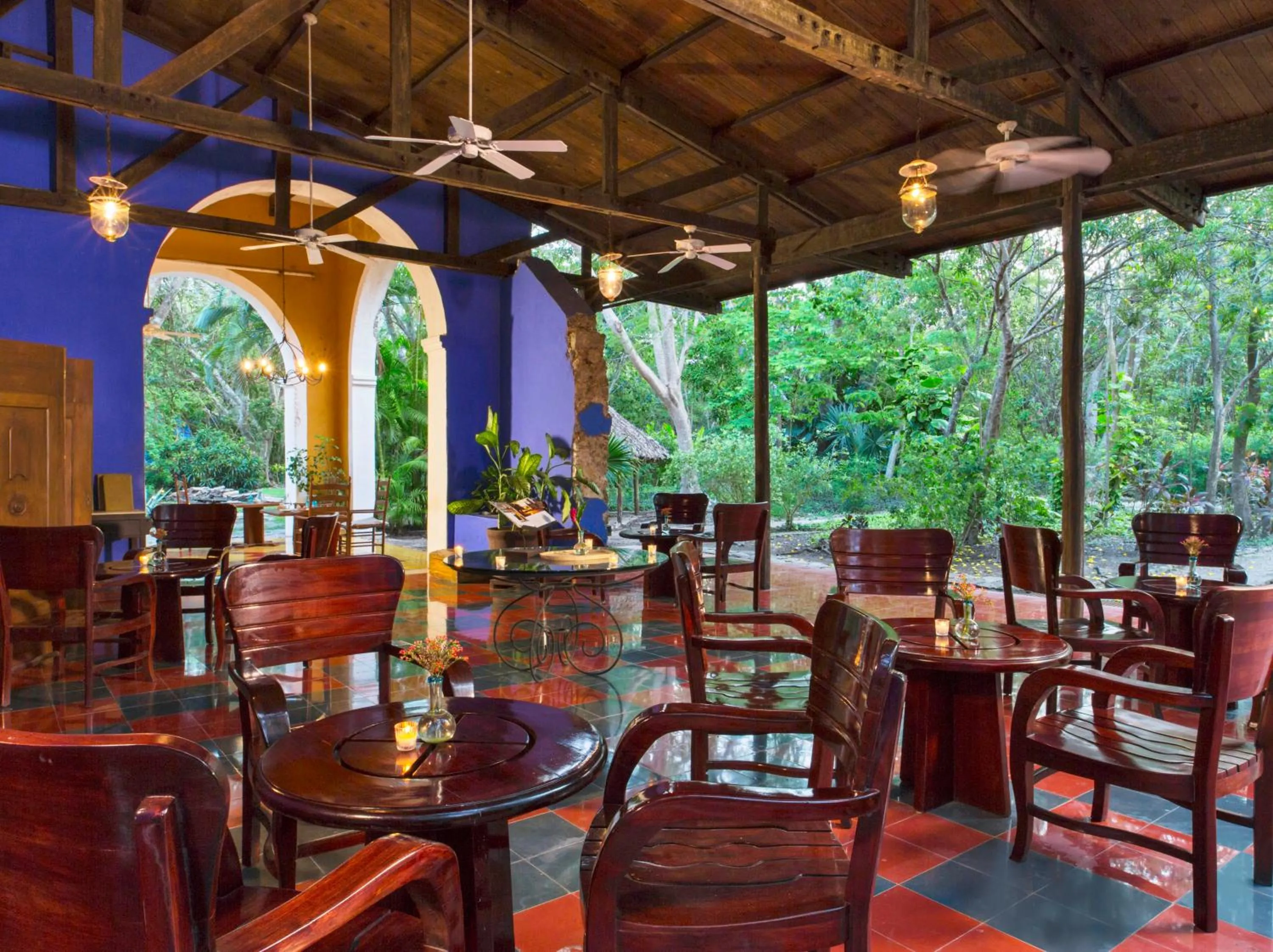 Lounge or bar in Hacienda San Jose Cholul