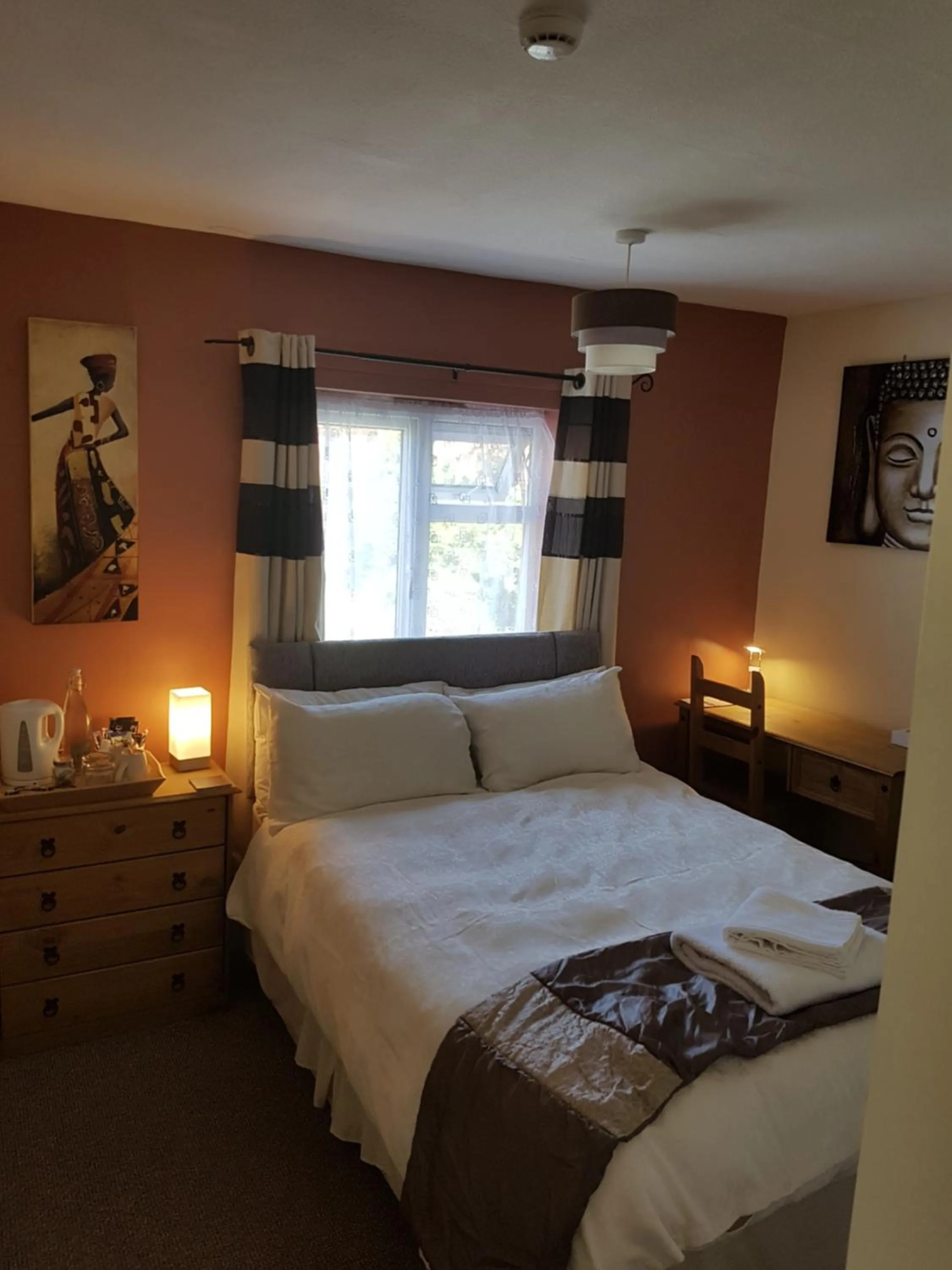 Bed in Riverside Guest House