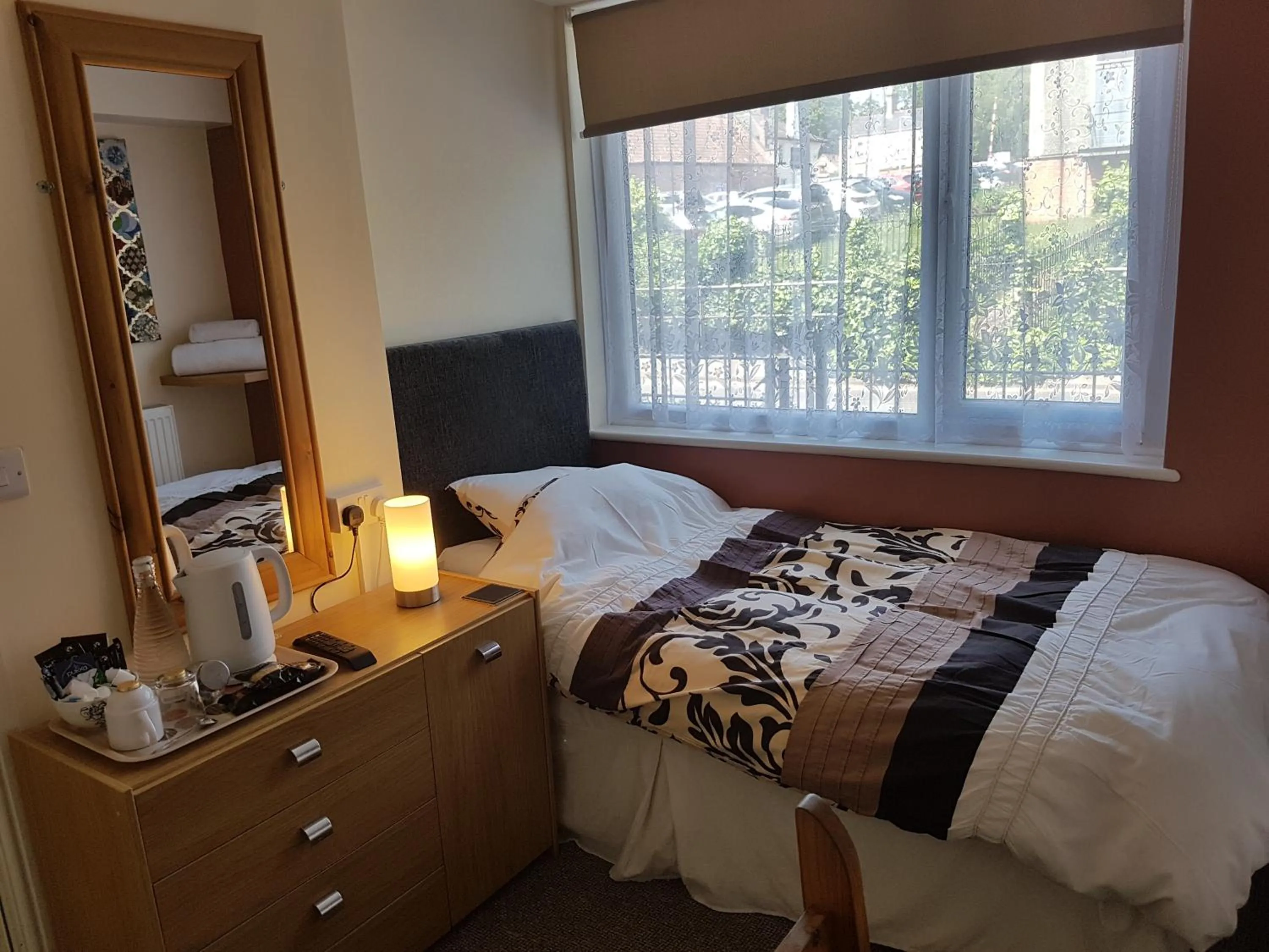 Bed in Riverside Guest House