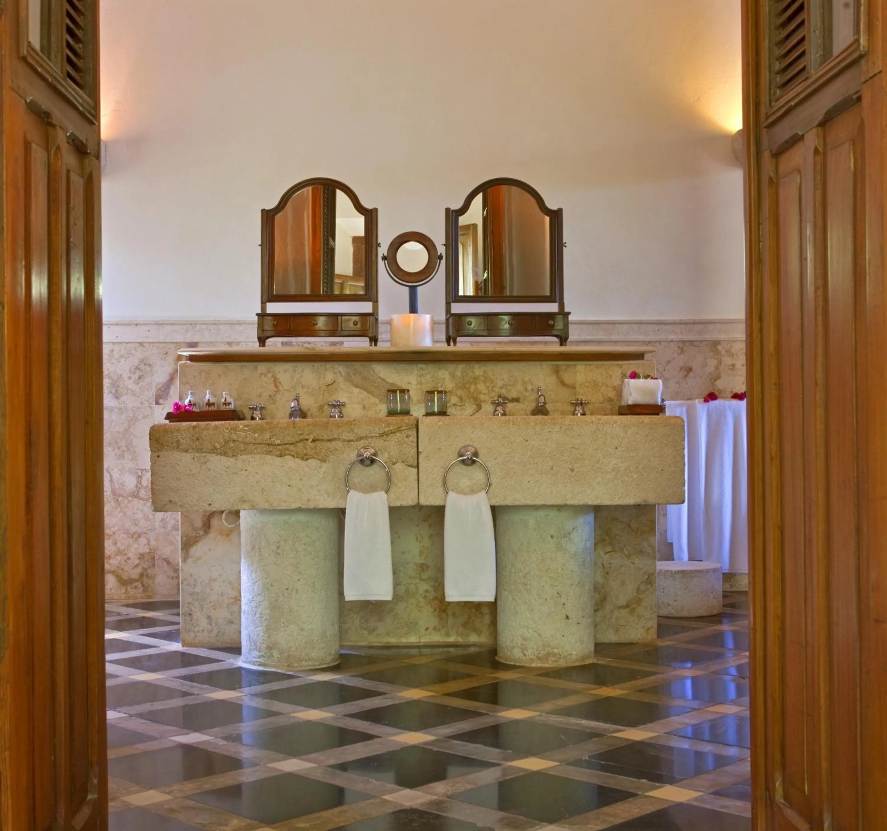 Bathroom in Hacienda Temozon Sur