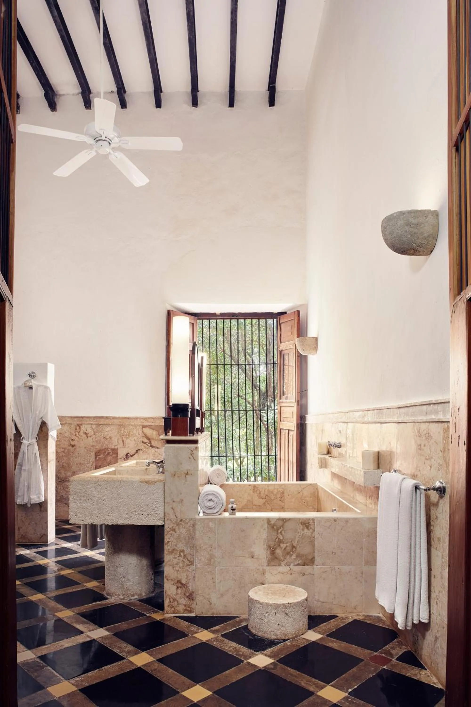 Bathroom in Hacienda Temozon Sur