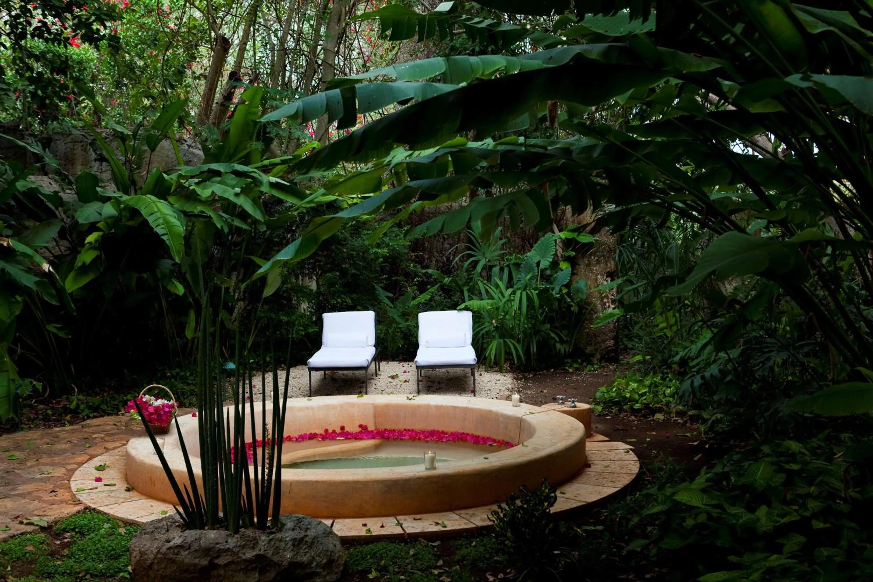 Garden in Hacienda Santa Rosa de Lima