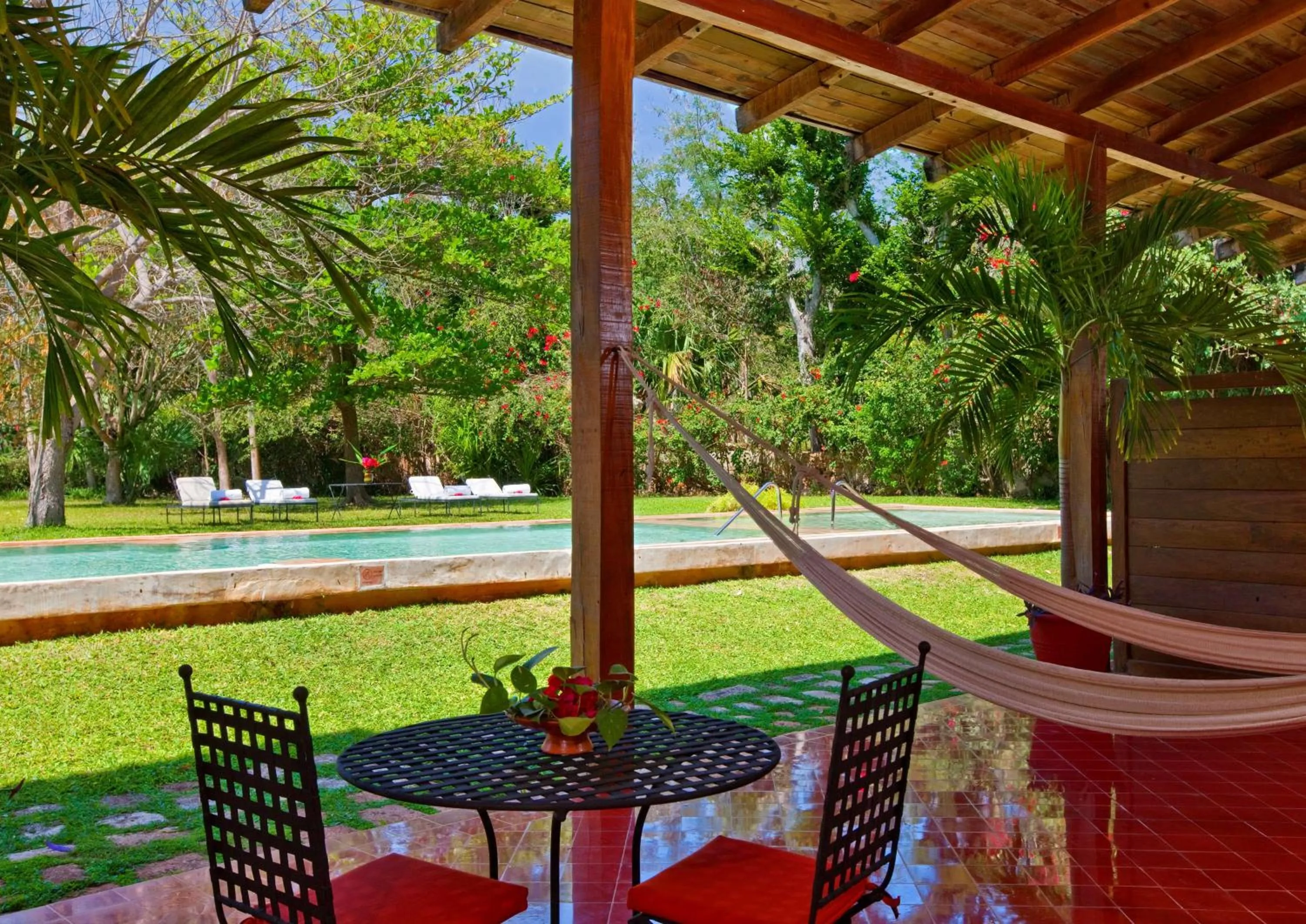 On site in Hacienda Santa Rosa de Lima