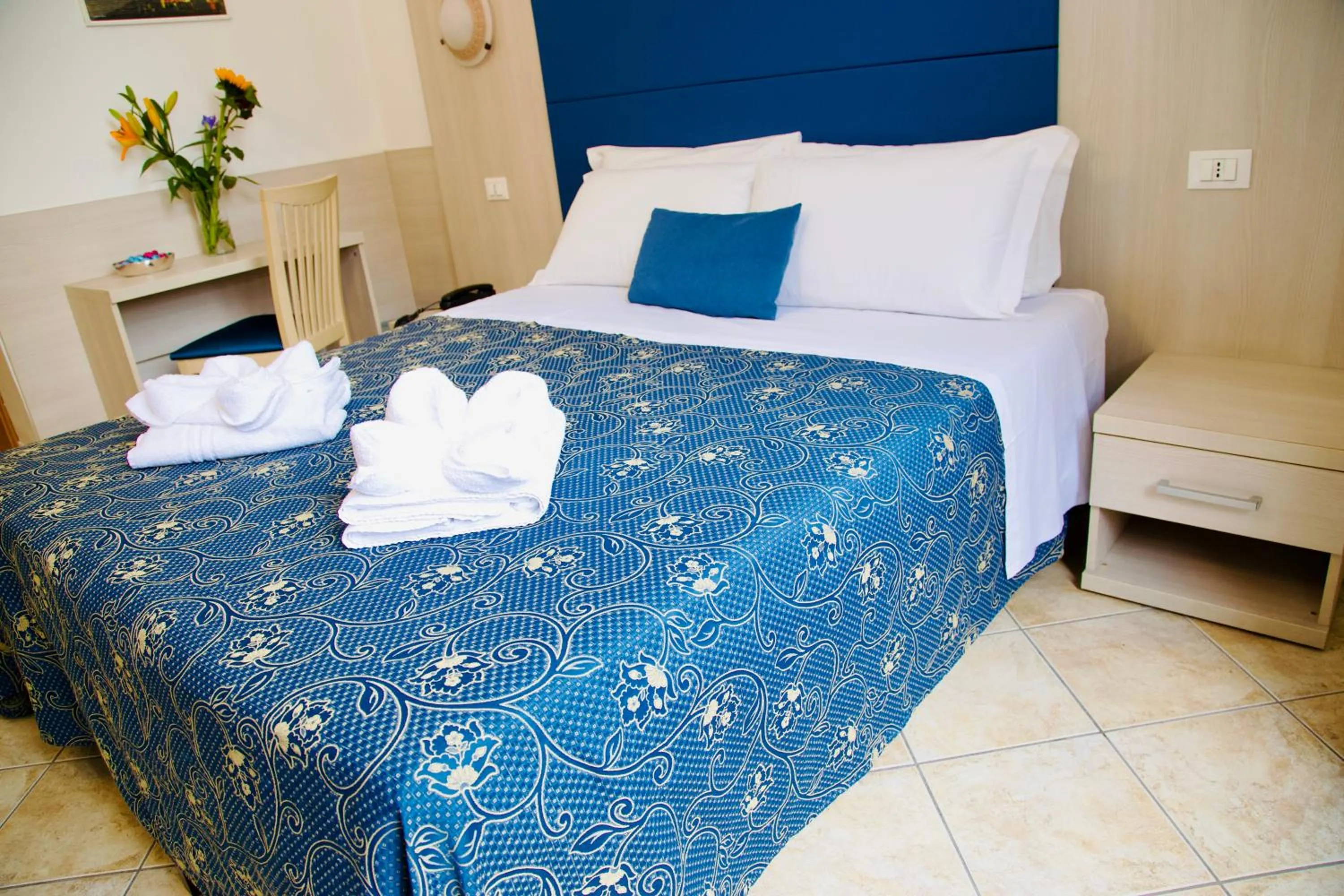 Bed in Albergo Marechiaro