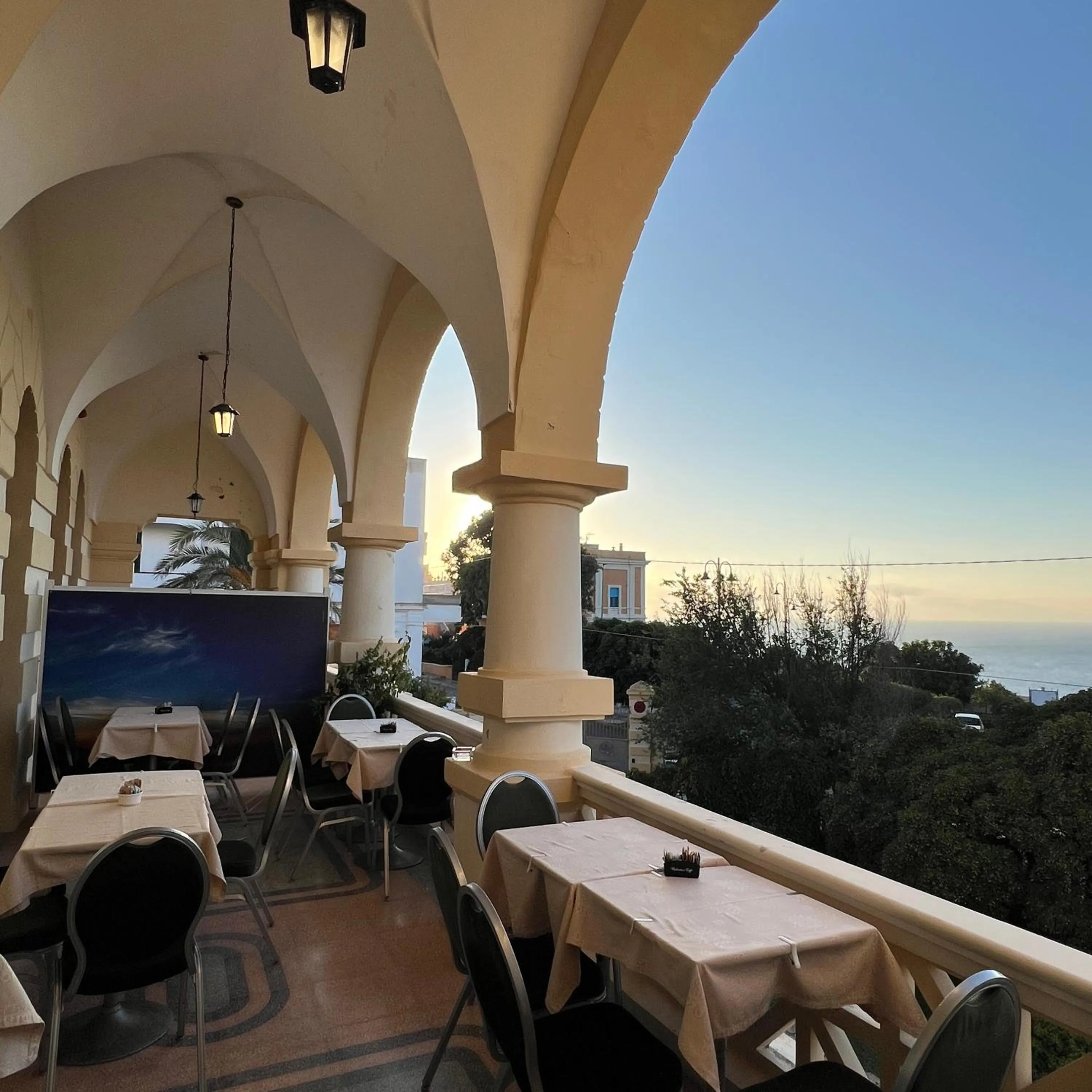 Natural landscape in Villa Raffaella