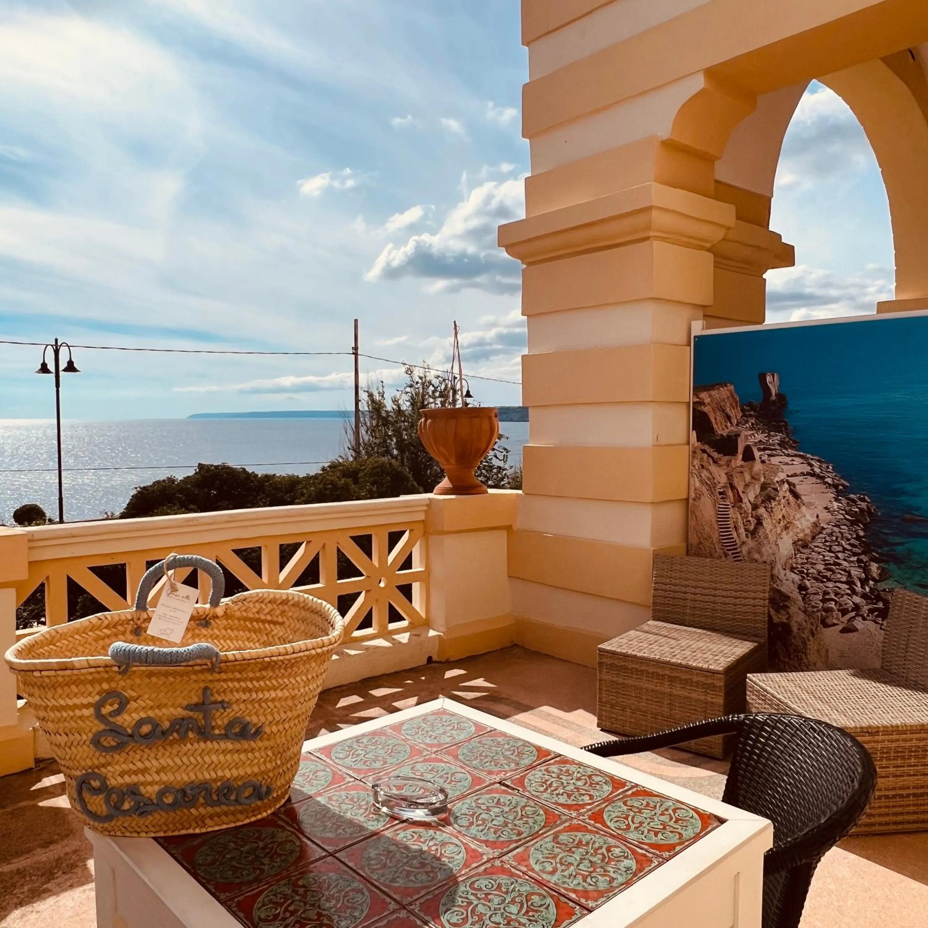 Natural landscape in Villa Raffaella