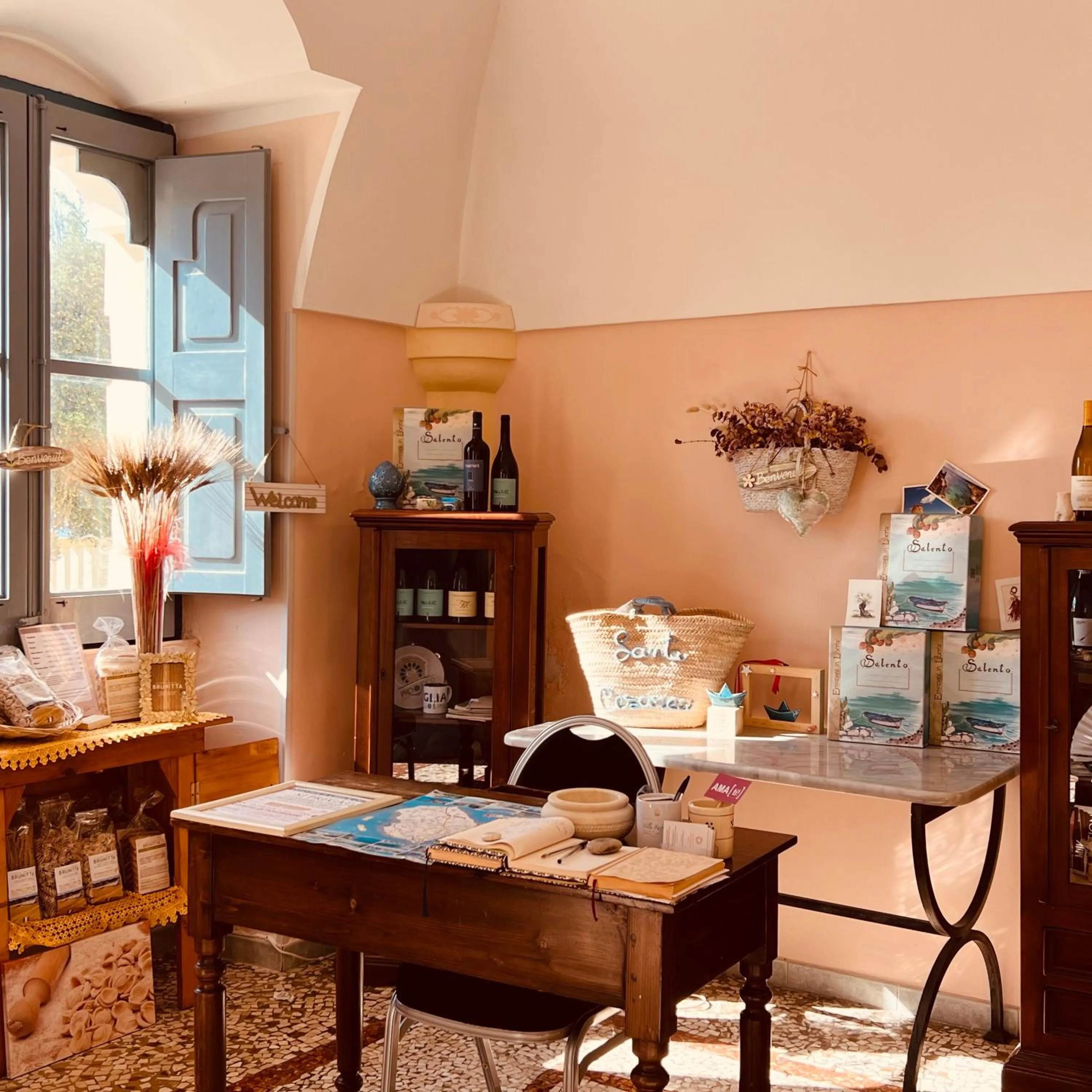 Lobby or reception in Villa Raffaella