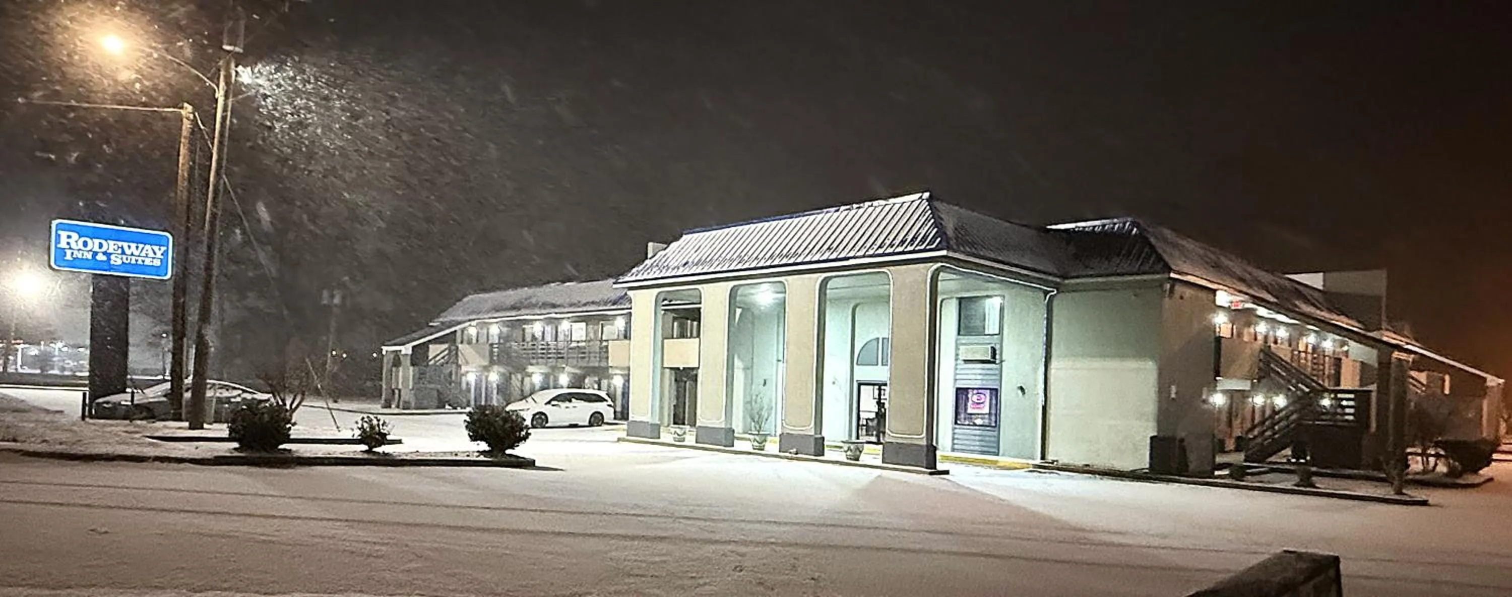 Property building in Rodeway Inn & Suites Plymouth Hwy 64