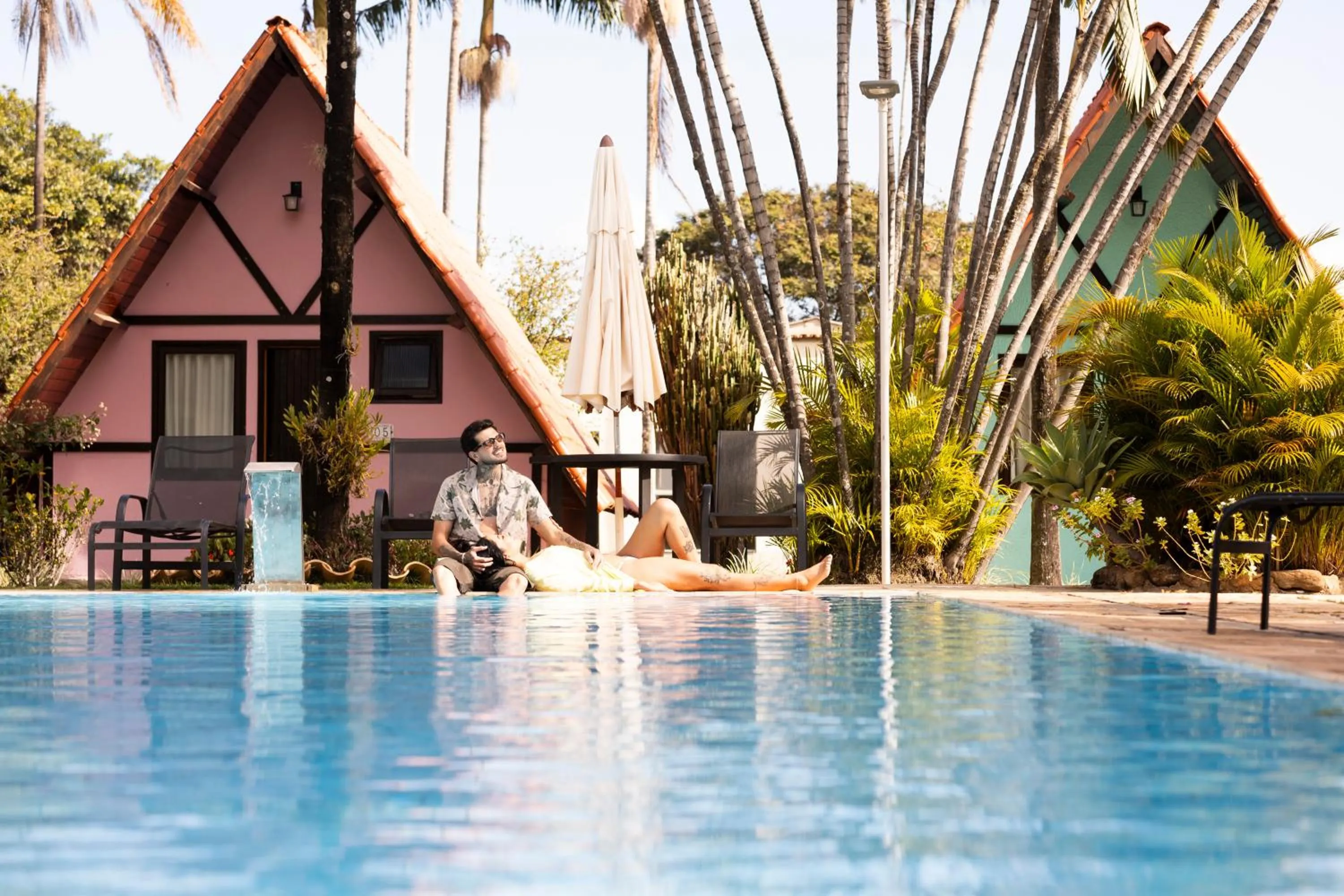 Swimming pool in Hotel Dona Beja