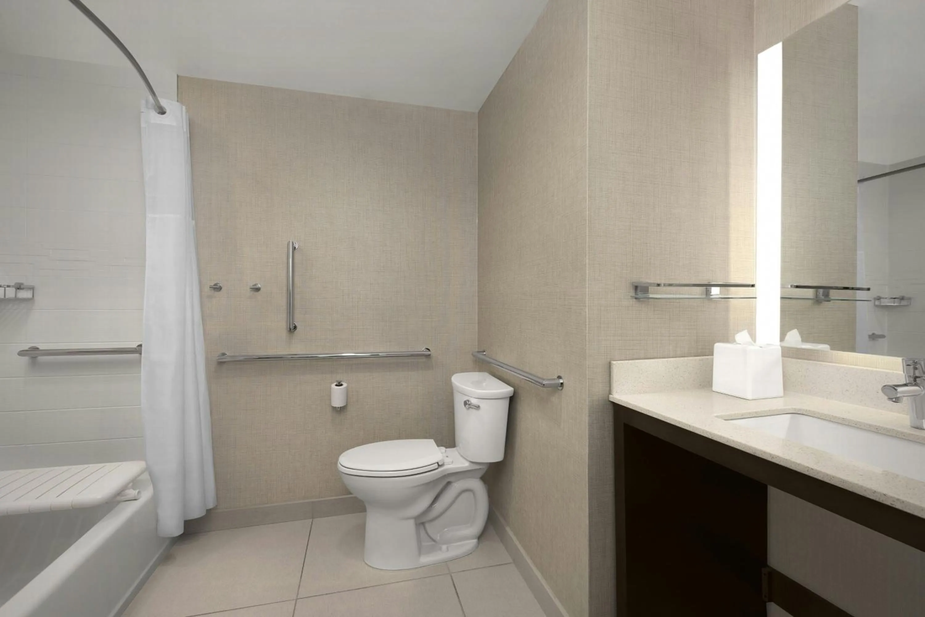 Bathroom in Courtyard by Marriott Charlotte Northlake