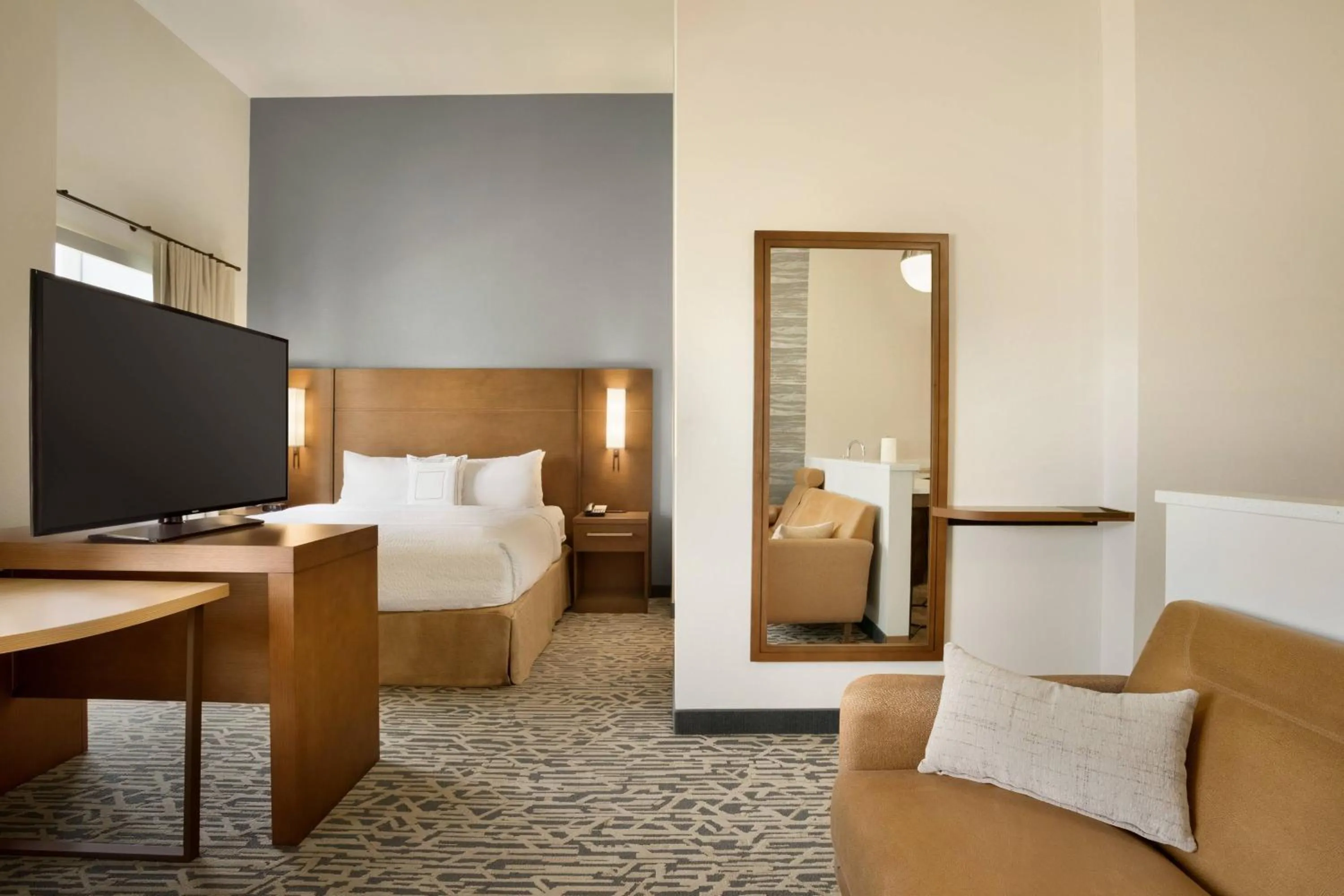 Living room, Bed in Residence Inn by Marriott Phoenix Chandler/South