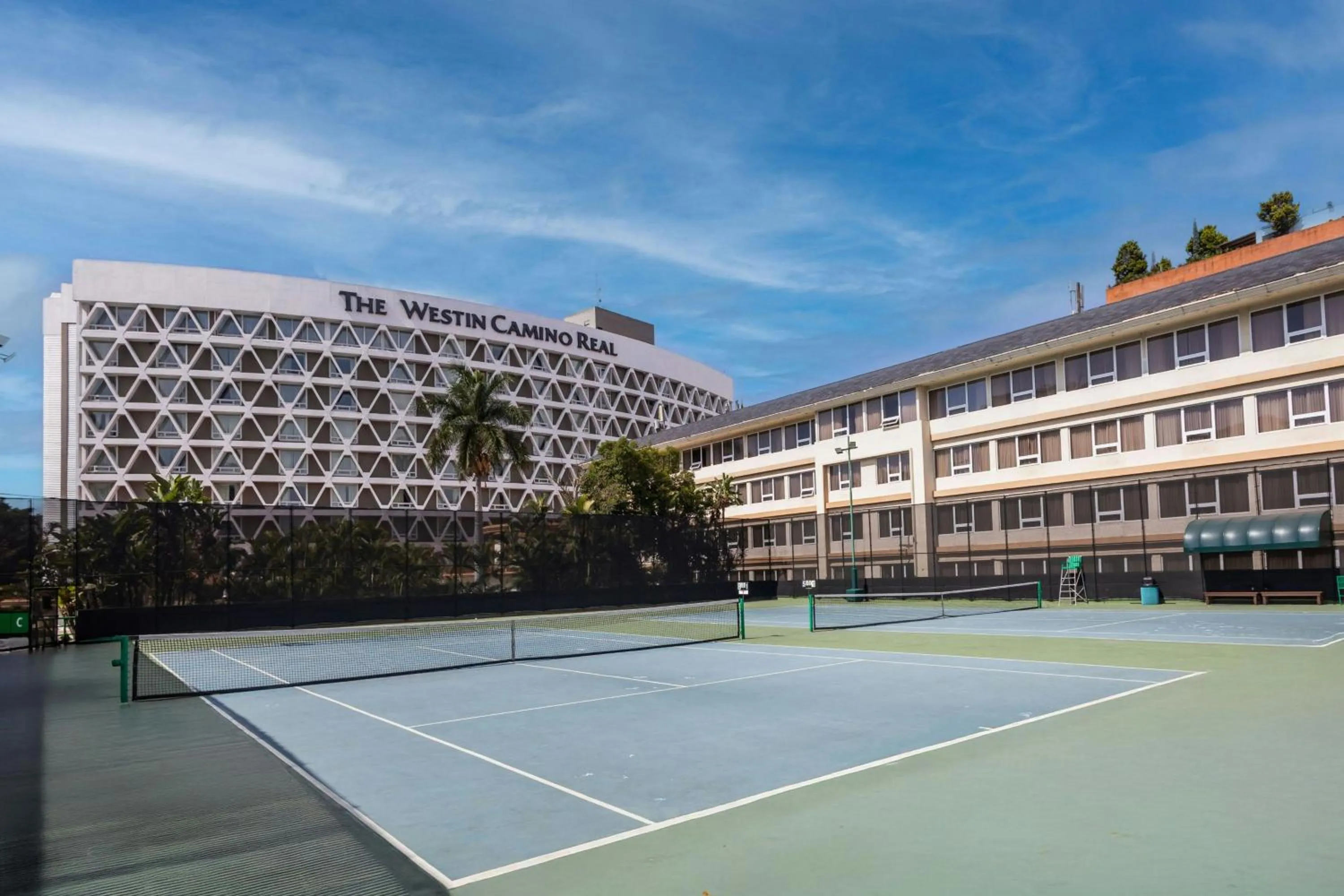 Tennis court in The Westin Camino Real, Guatemala