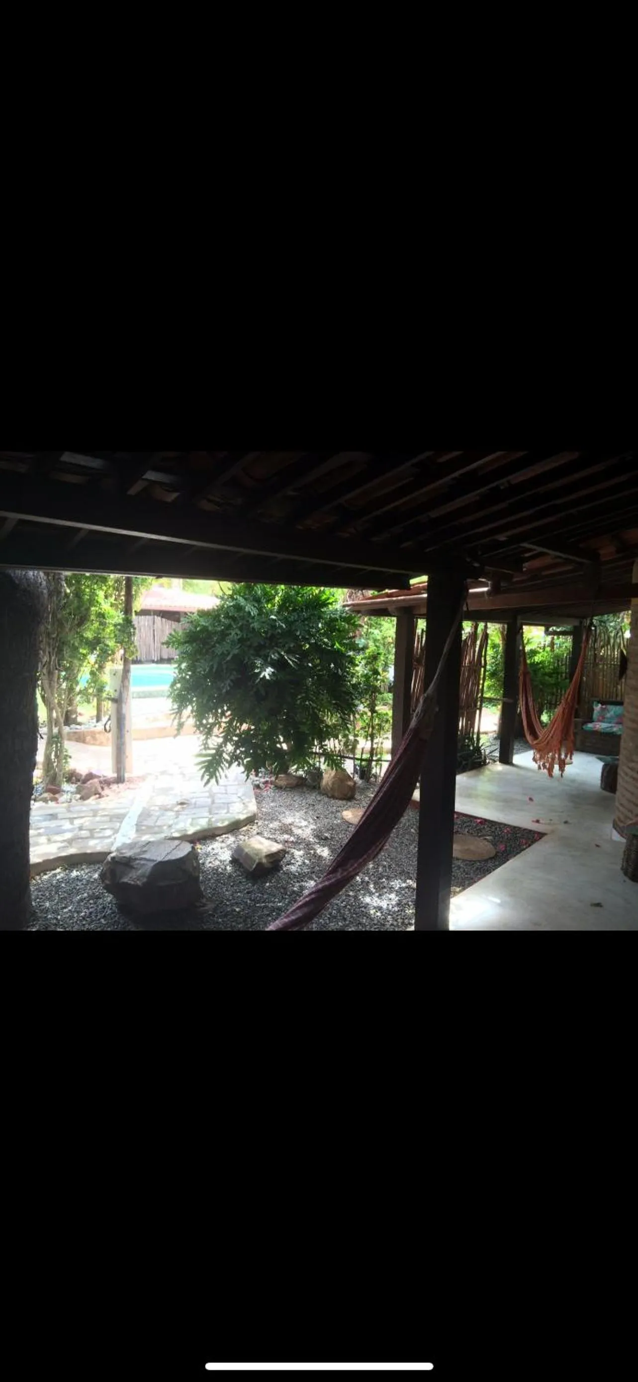 Garden view in Pousada Ibirapuera