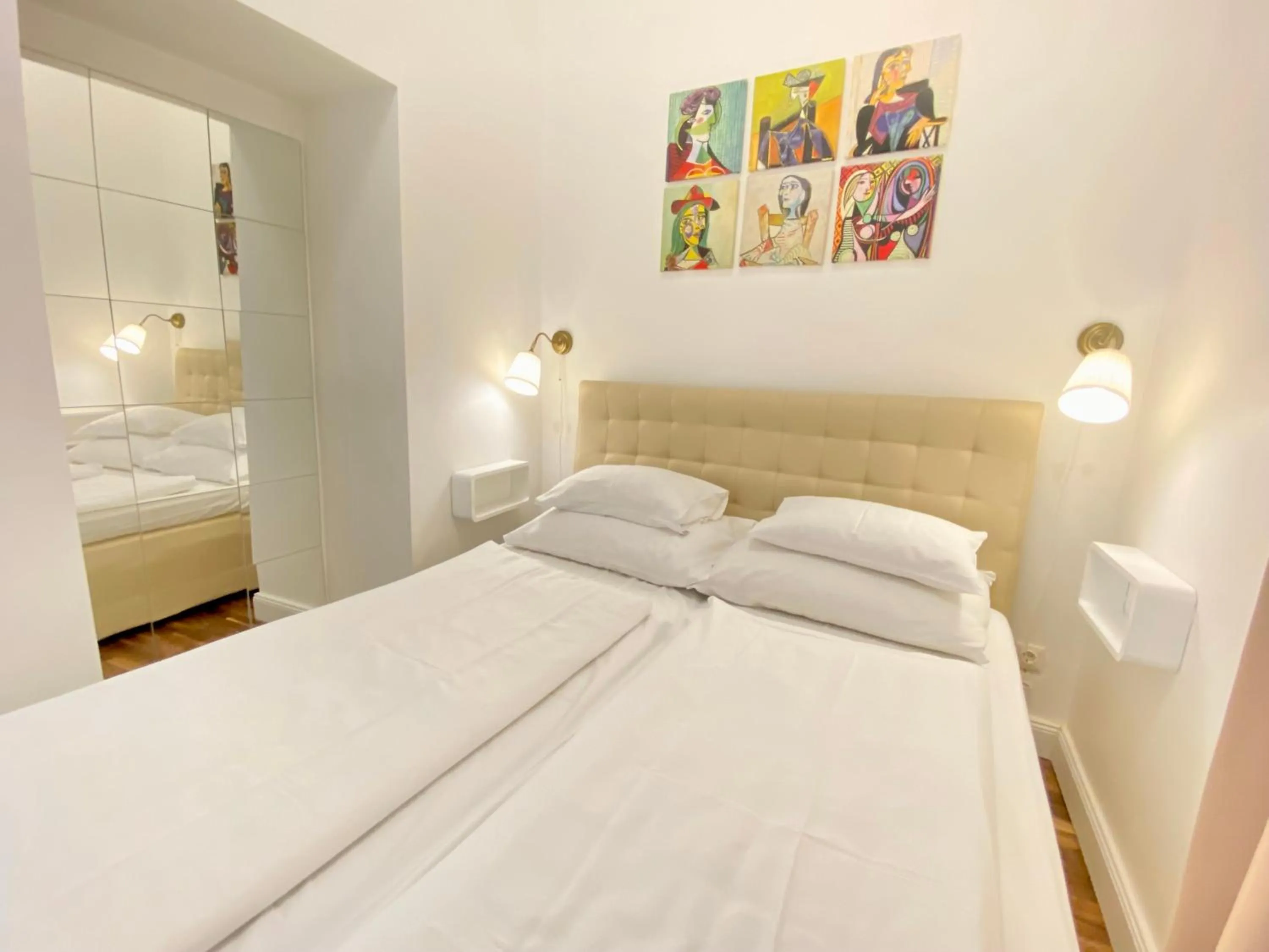 Bedroom, Bed in Steiner Residences Vienna Taborstrasse