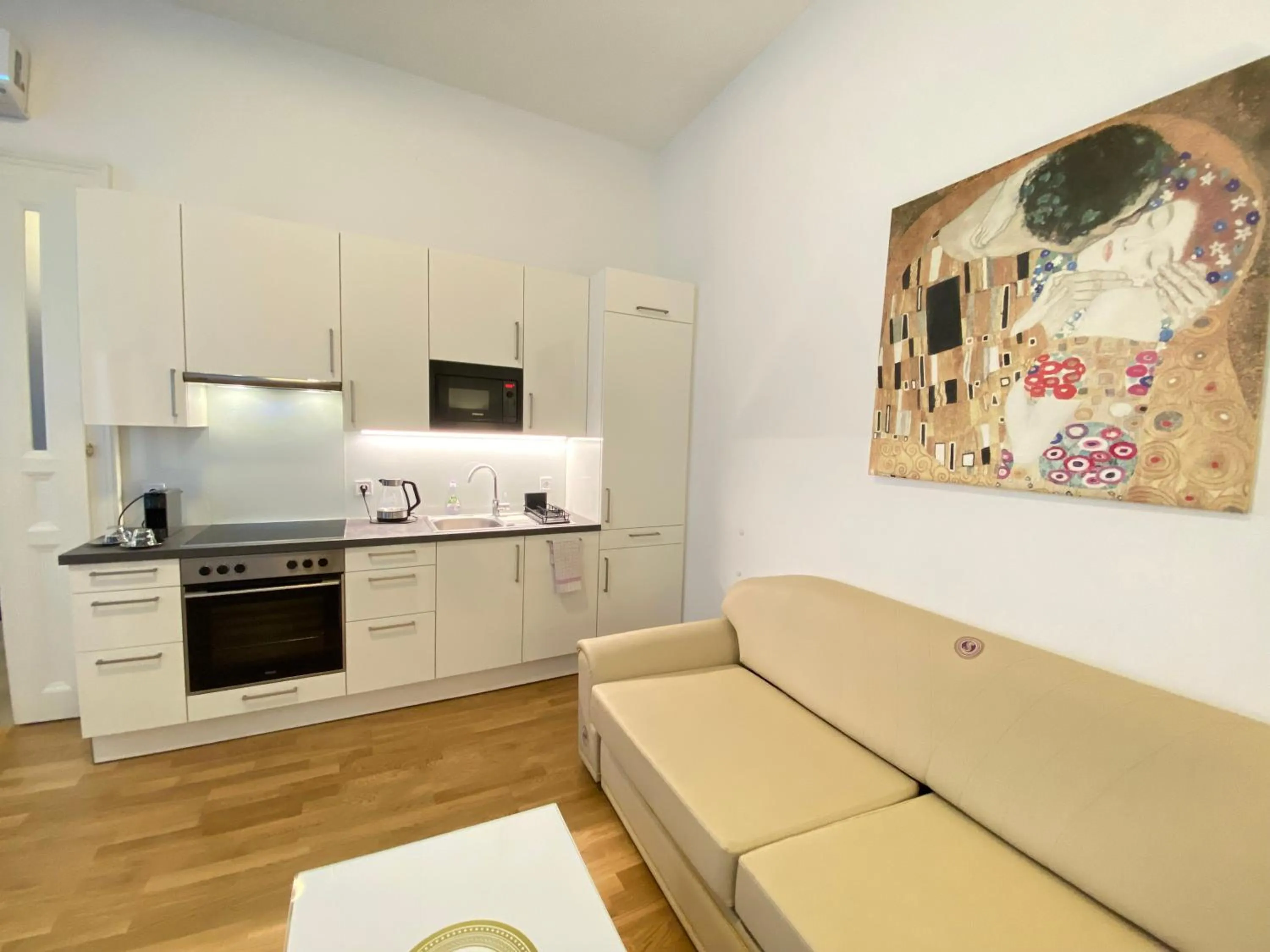 Seating area in Steiner Residences Vienna Taborstrasse