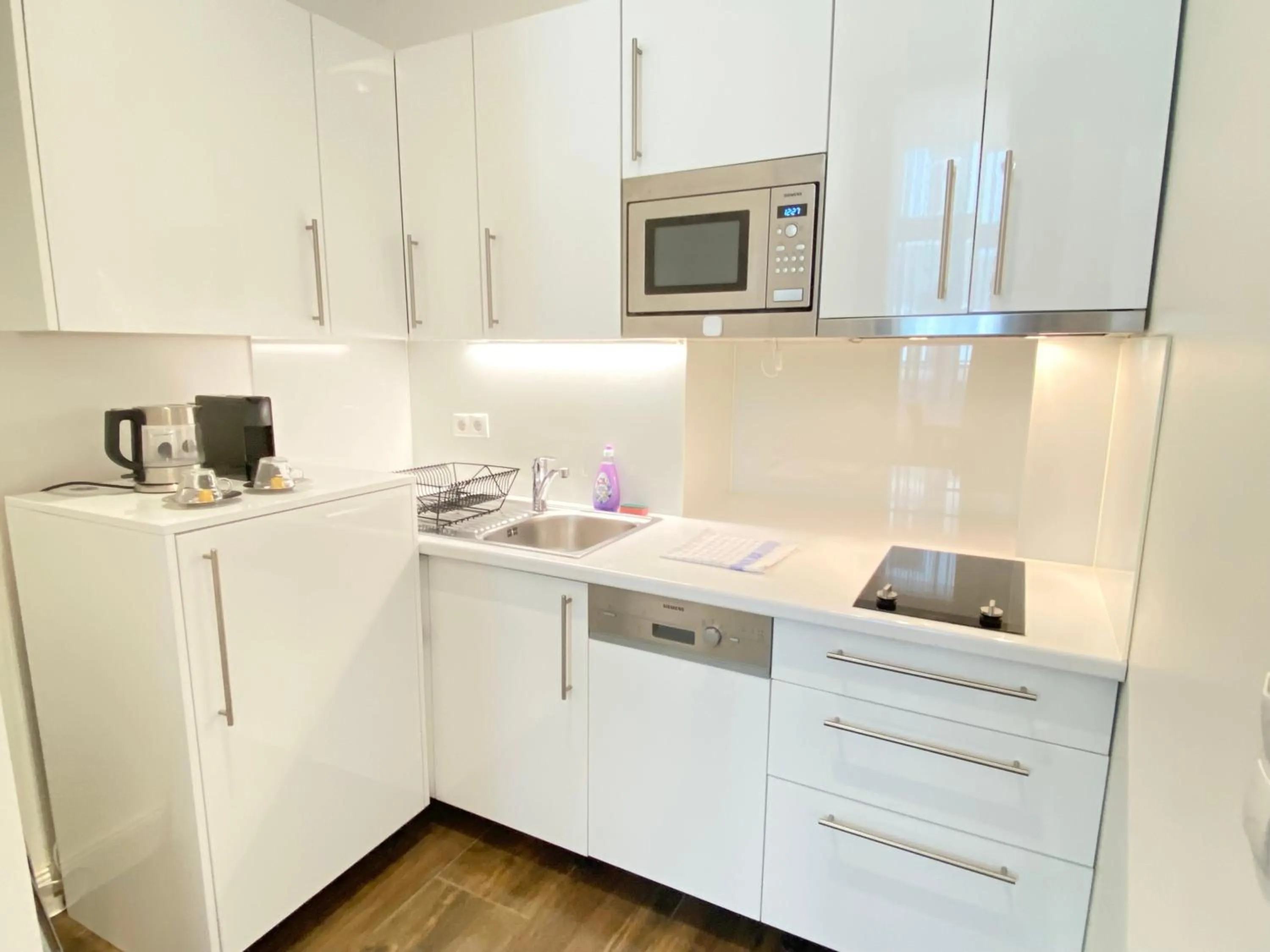 kitchen in Steiner Residences Vienna Taborstrasse