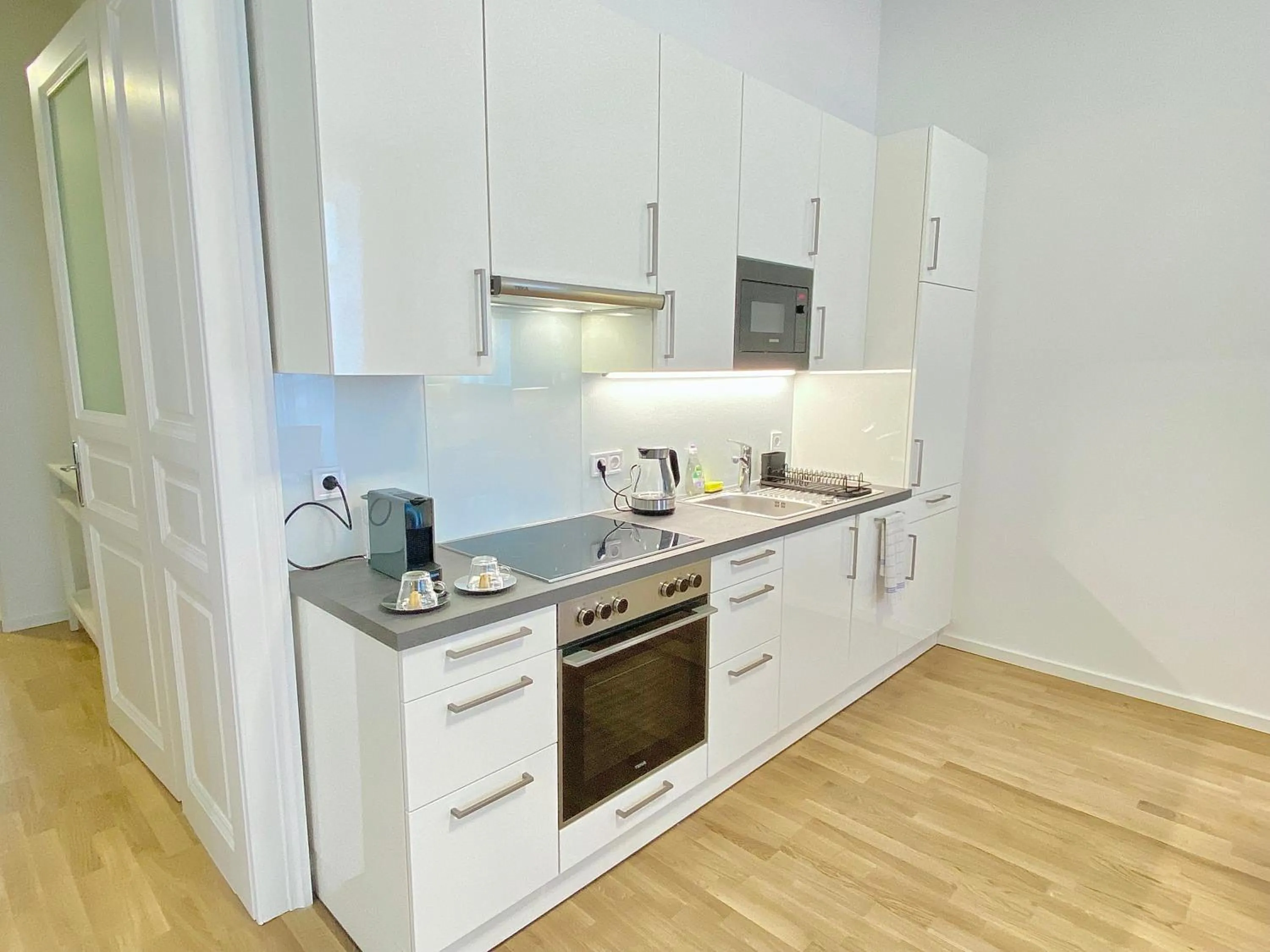 Kitchen or kitchenette in Steiner Residences Vienna Taborstrasse