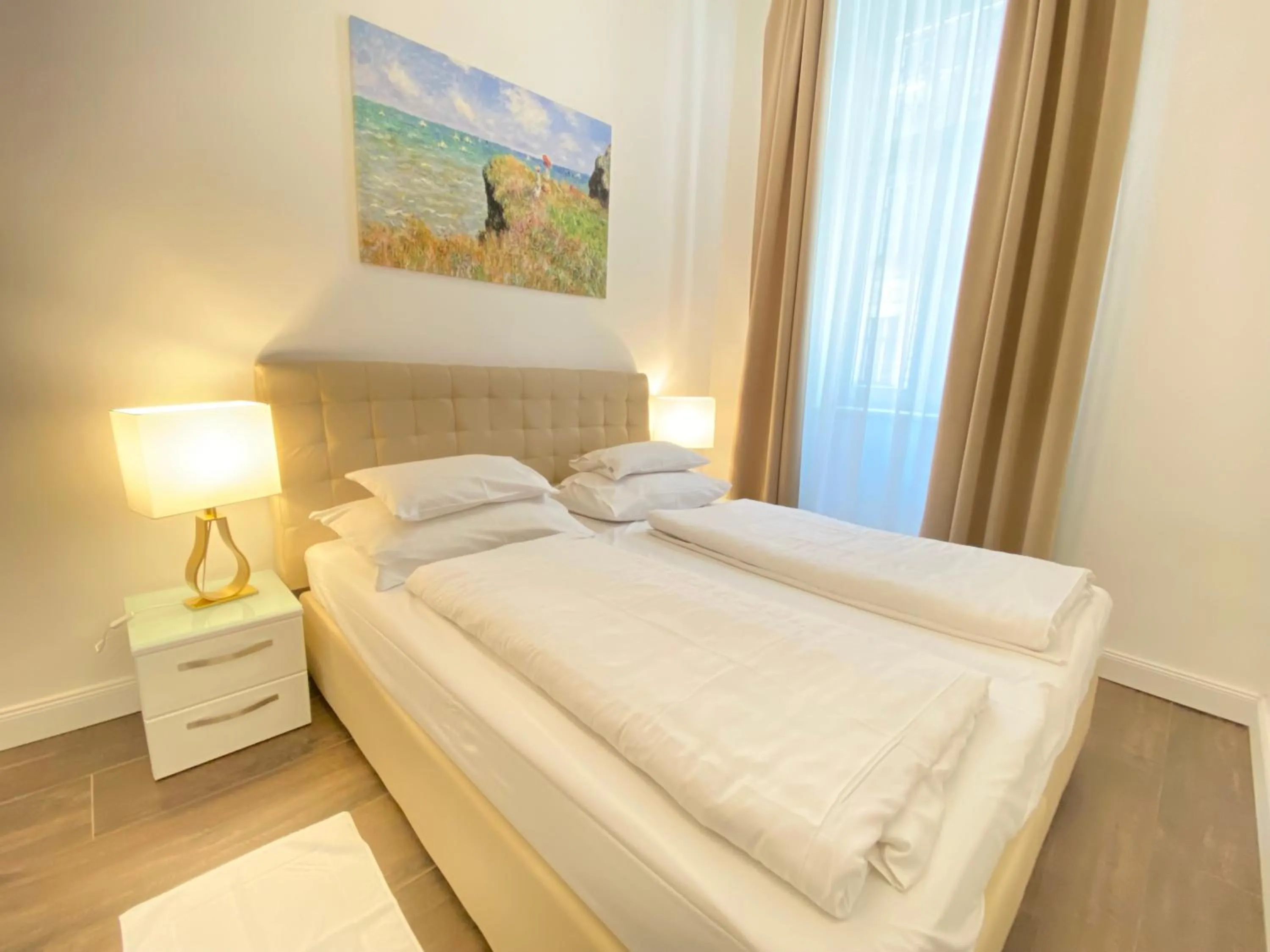 Bedroom, Bed in Steiner Residences Vienna Taborstrasse