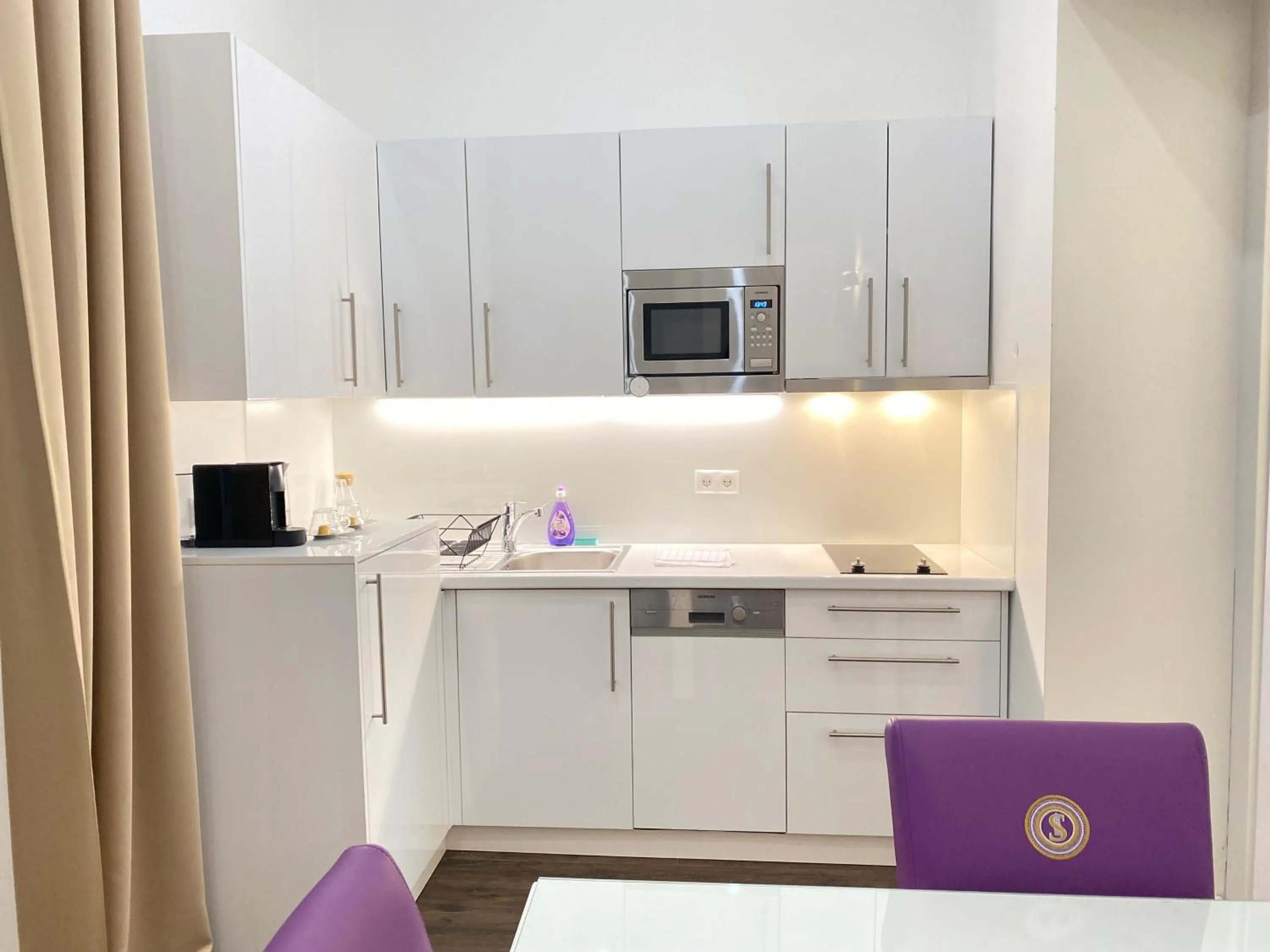 kitchen in Steiner Residences Vienna Taborstrasse