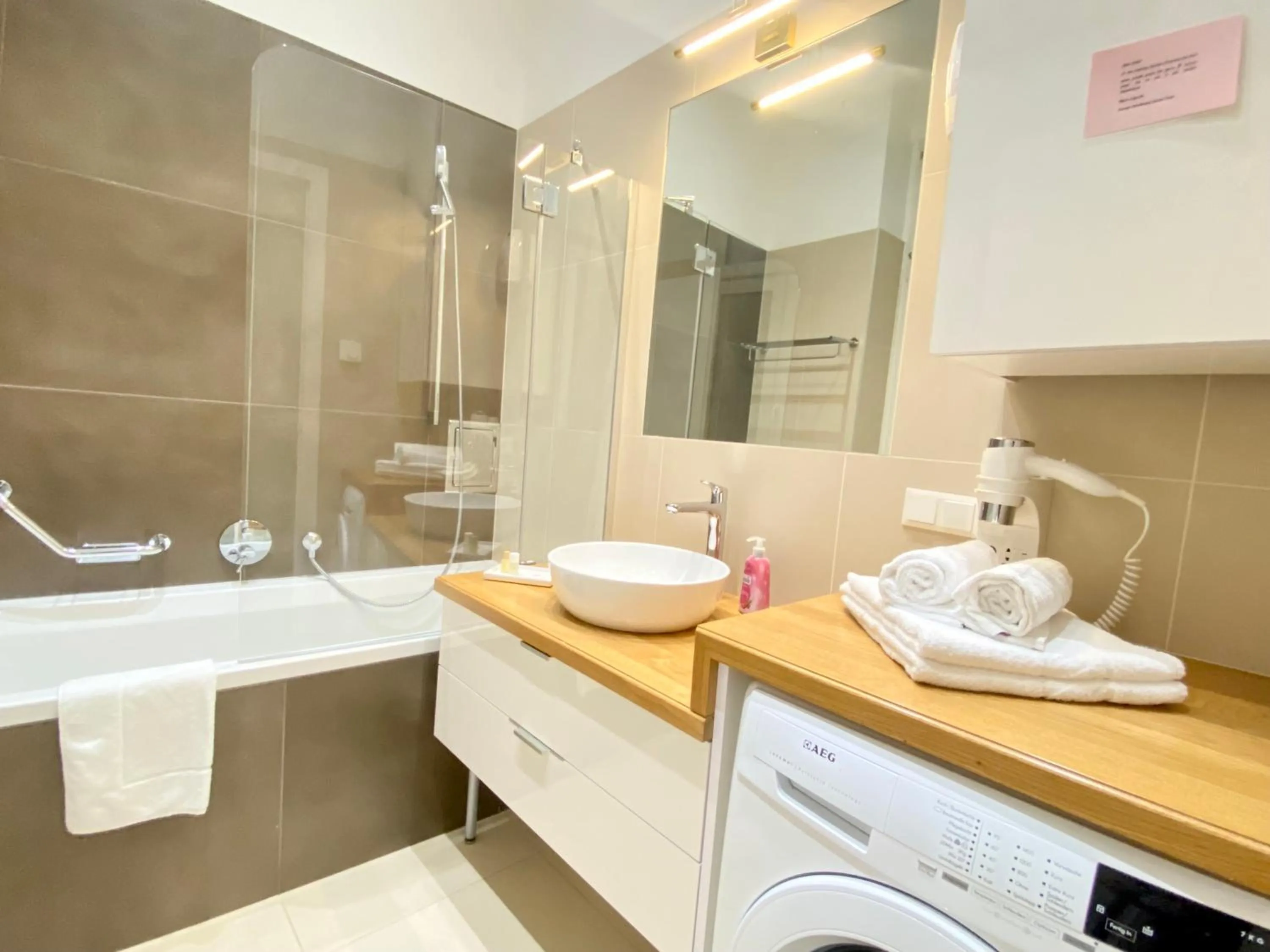 Bathroom in Steiner Residences Vienna Taborstrasse