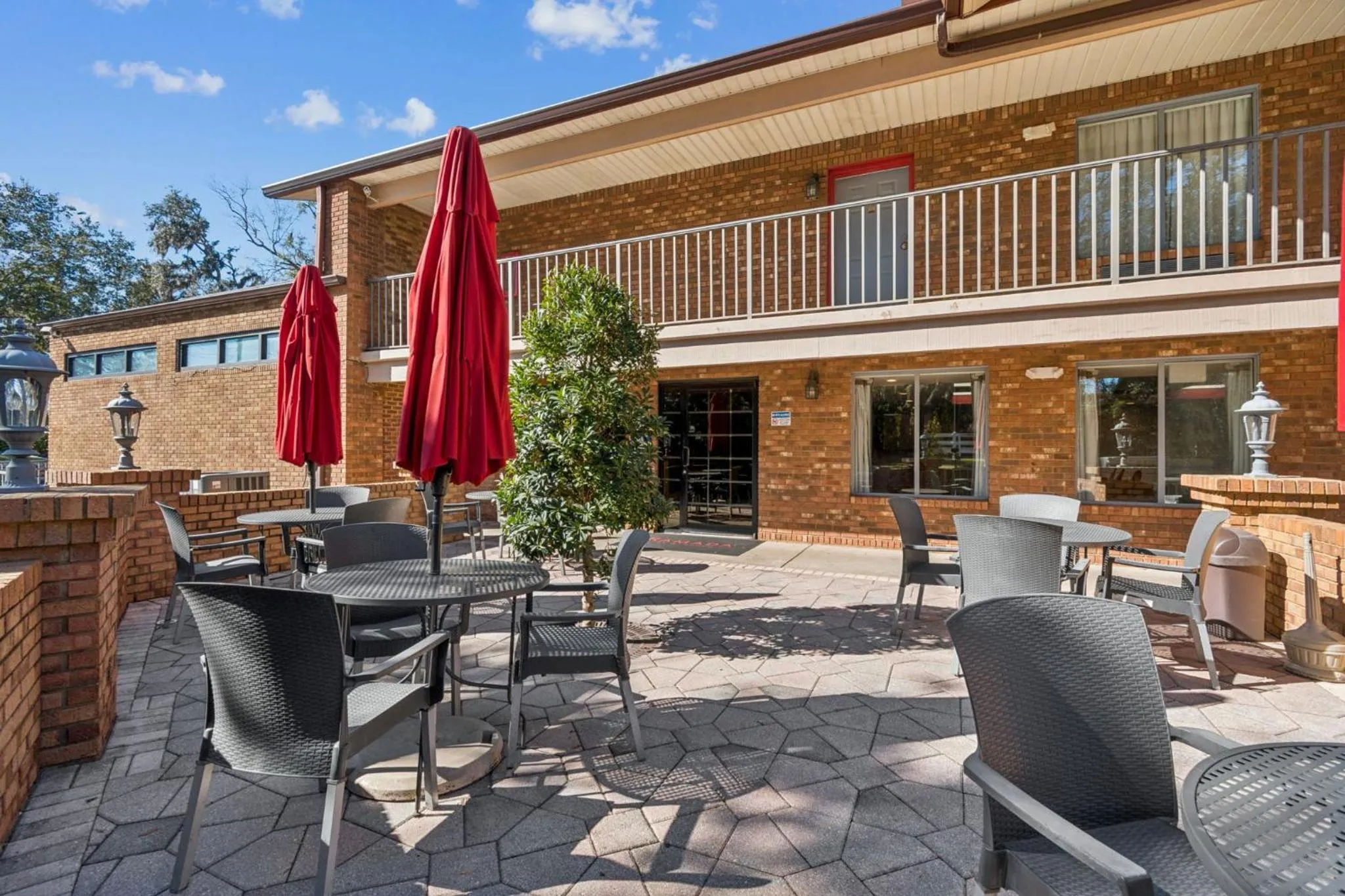 Patio in Ramada by Wyndham Temple Terrace/Tampa North