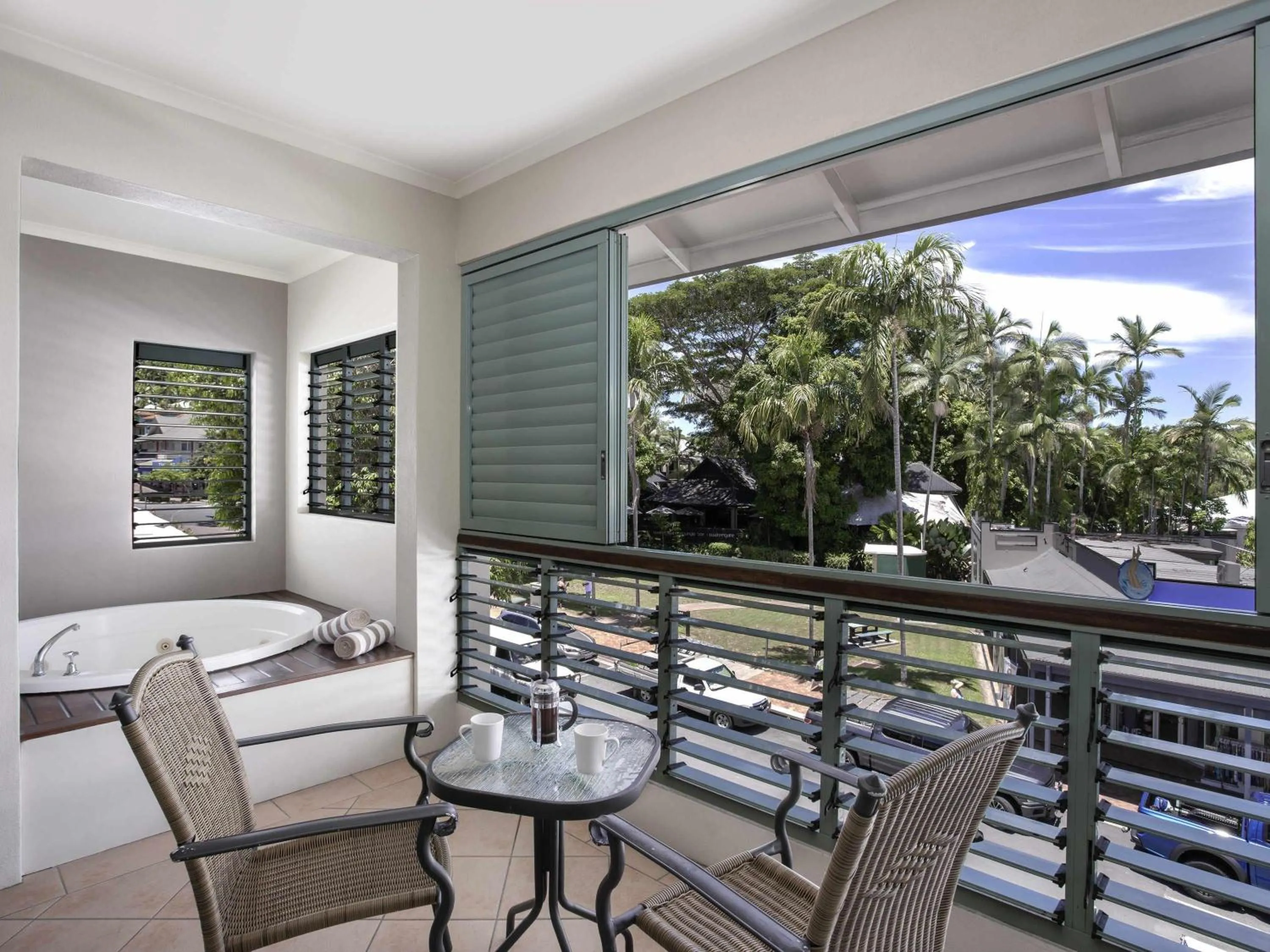 Bedroom in Mantra in the Village