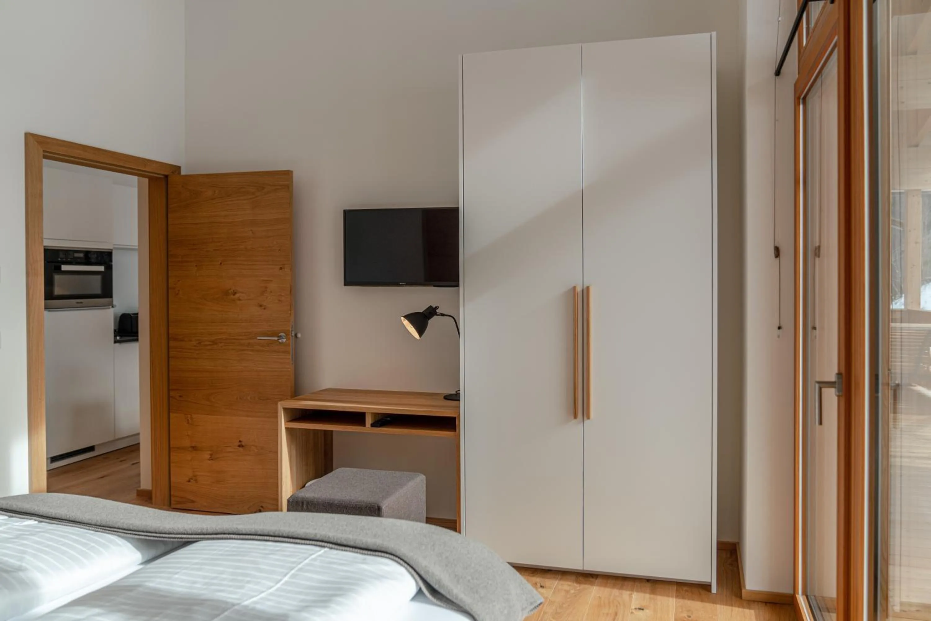 Bedroom, Bed in Skylodge Alpine Homes