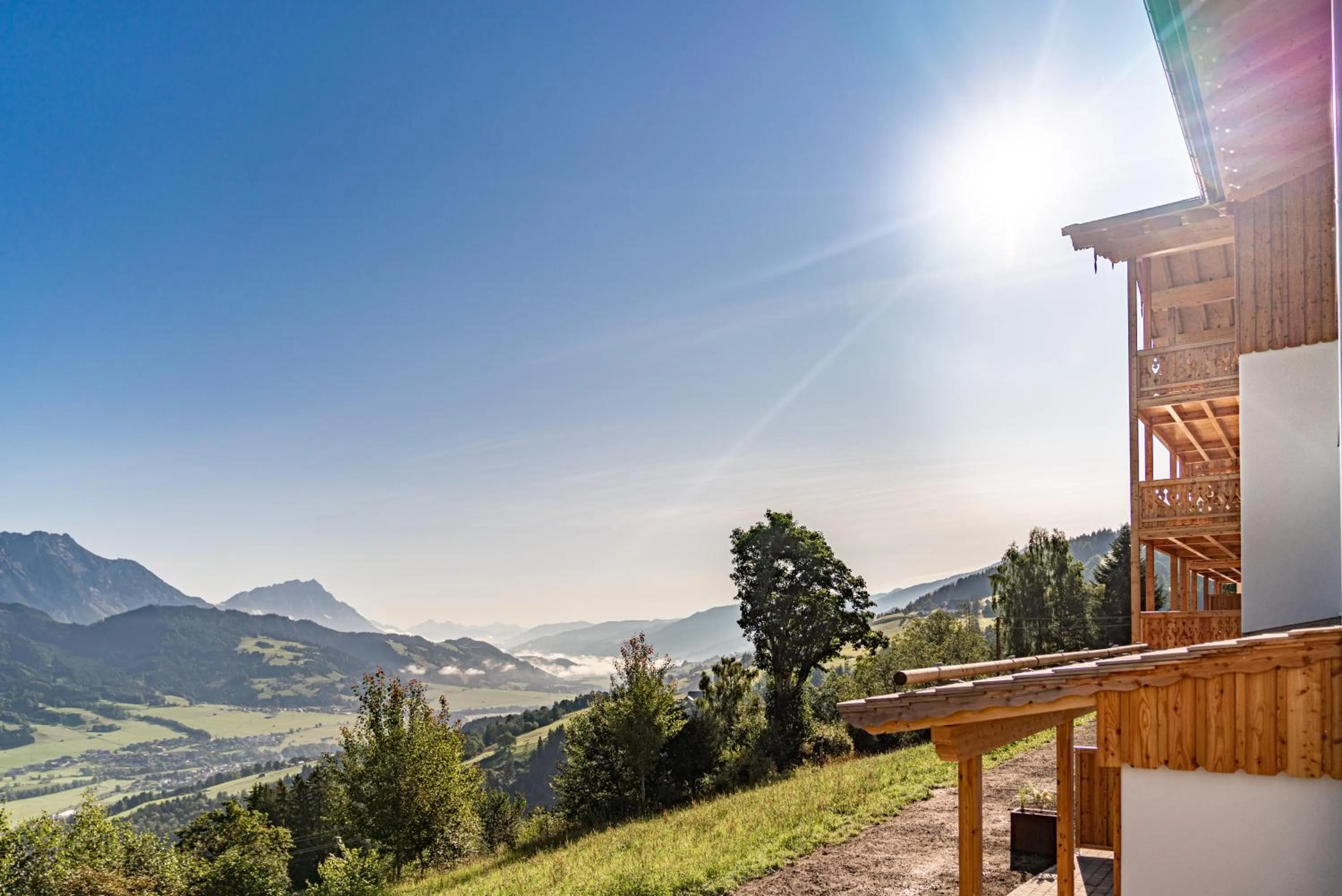 Mountain view in Skylodge Alpine Homes